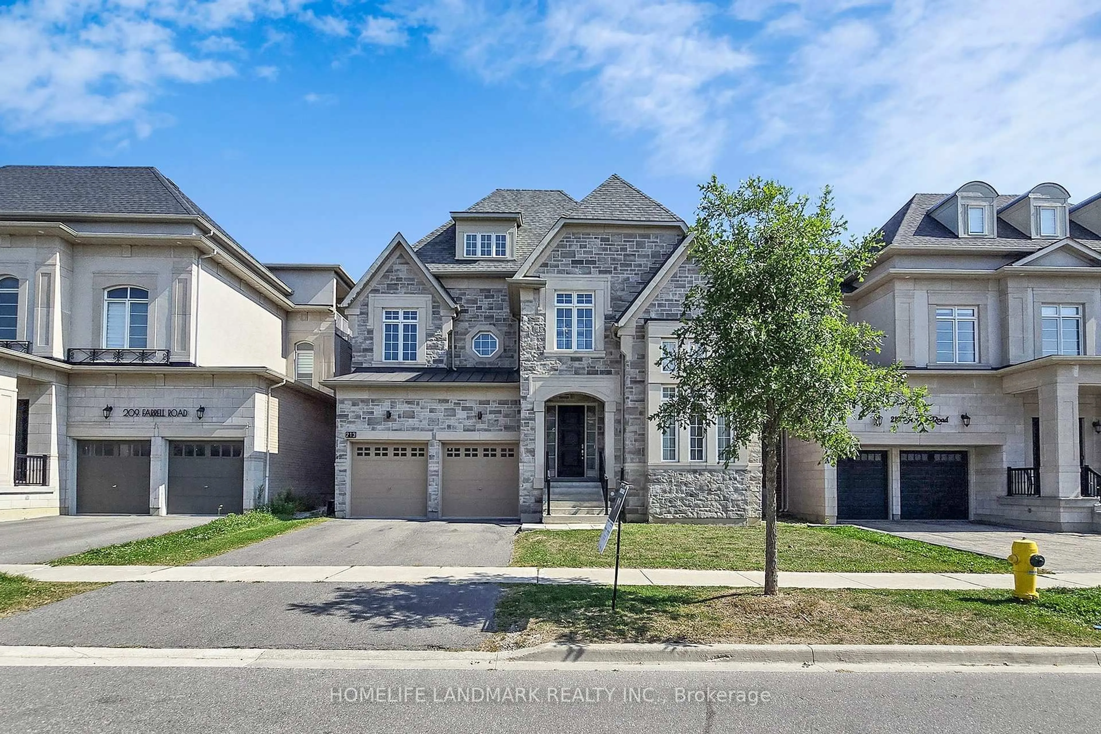 Home with brick exterior material, street for 213 Farrell Rd, Vaughan Ontario L6A 4W6