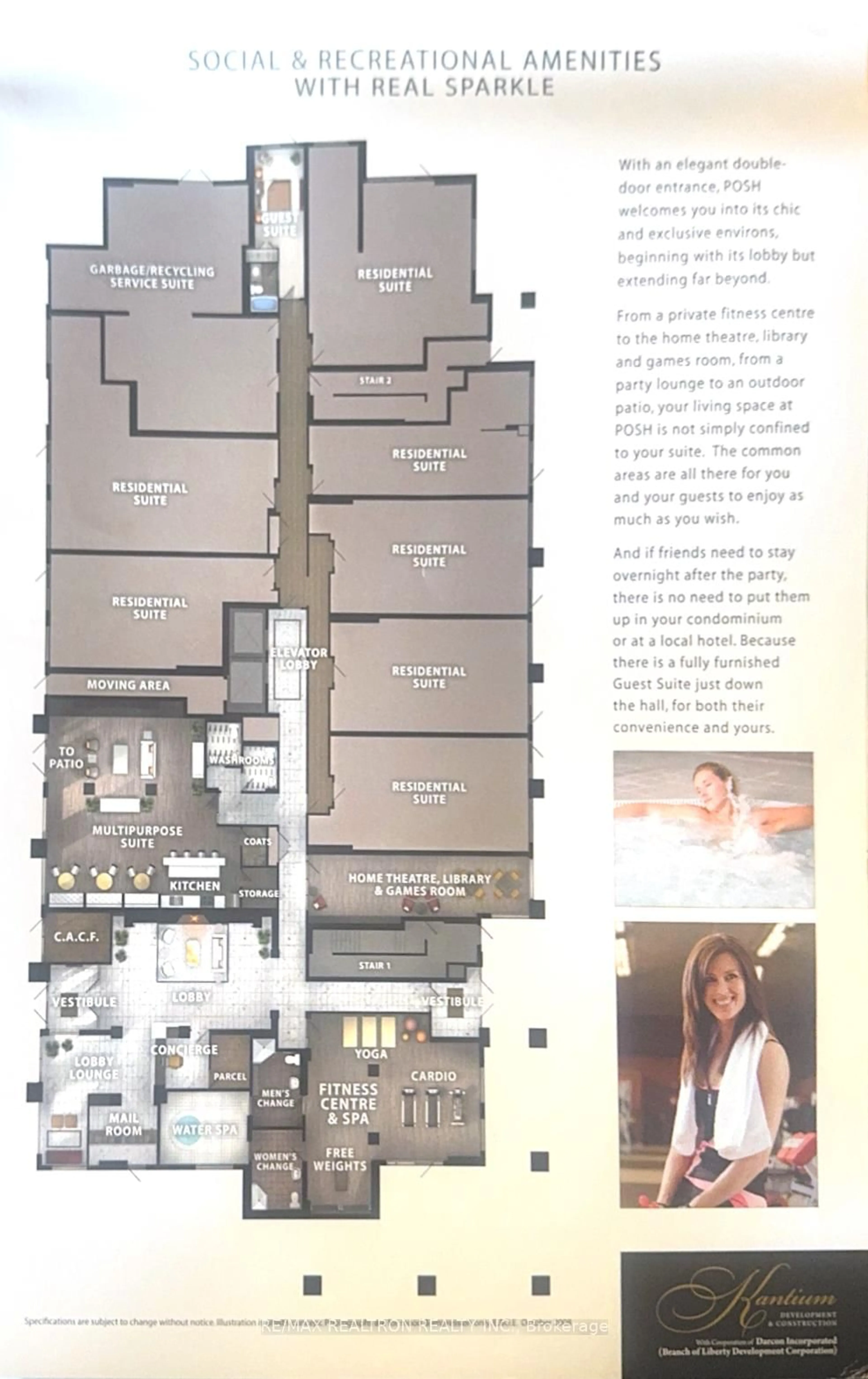 Floor plan for 520 Steeles Ave #714, Vaughan Ontario L4J 0H2