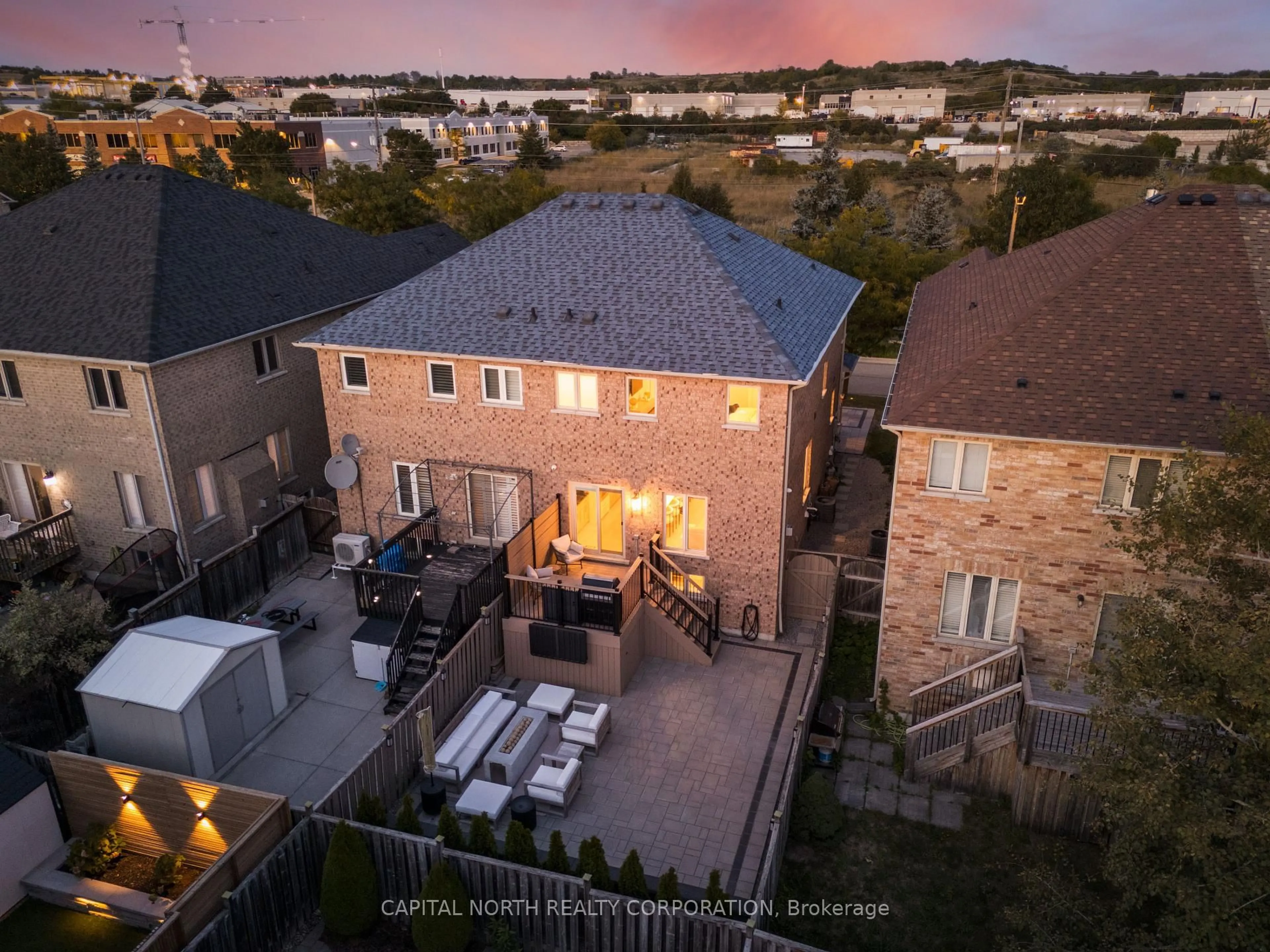 A pic from outside/outdoor area/front of a property/back of a property/a pic from drone, unknown for 83 Treasure Hill Rd, Vaughan Ontario L6A 0A7