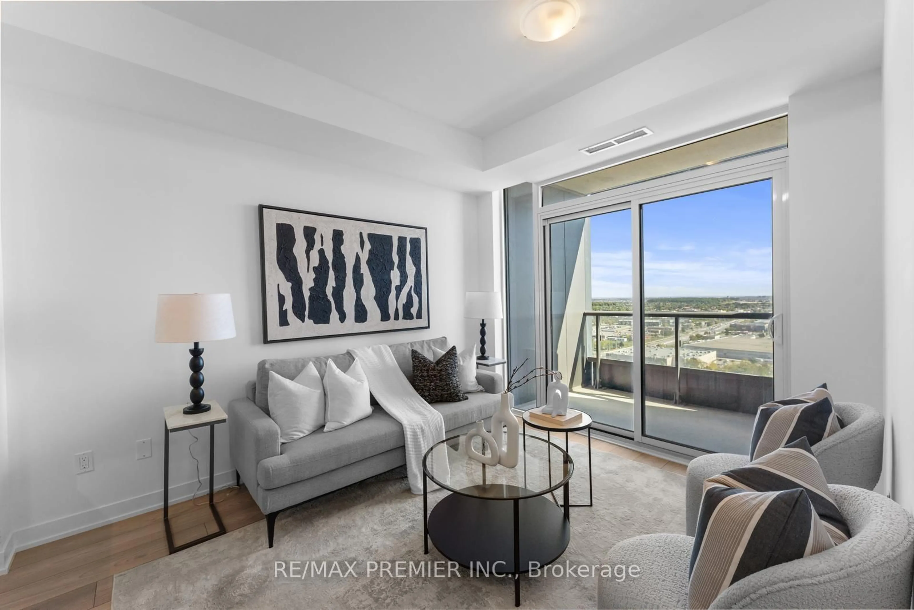 Living room with furniture, unknown for 474 Caldari Rd #2206, Vaughan Ontario L4K 0R5