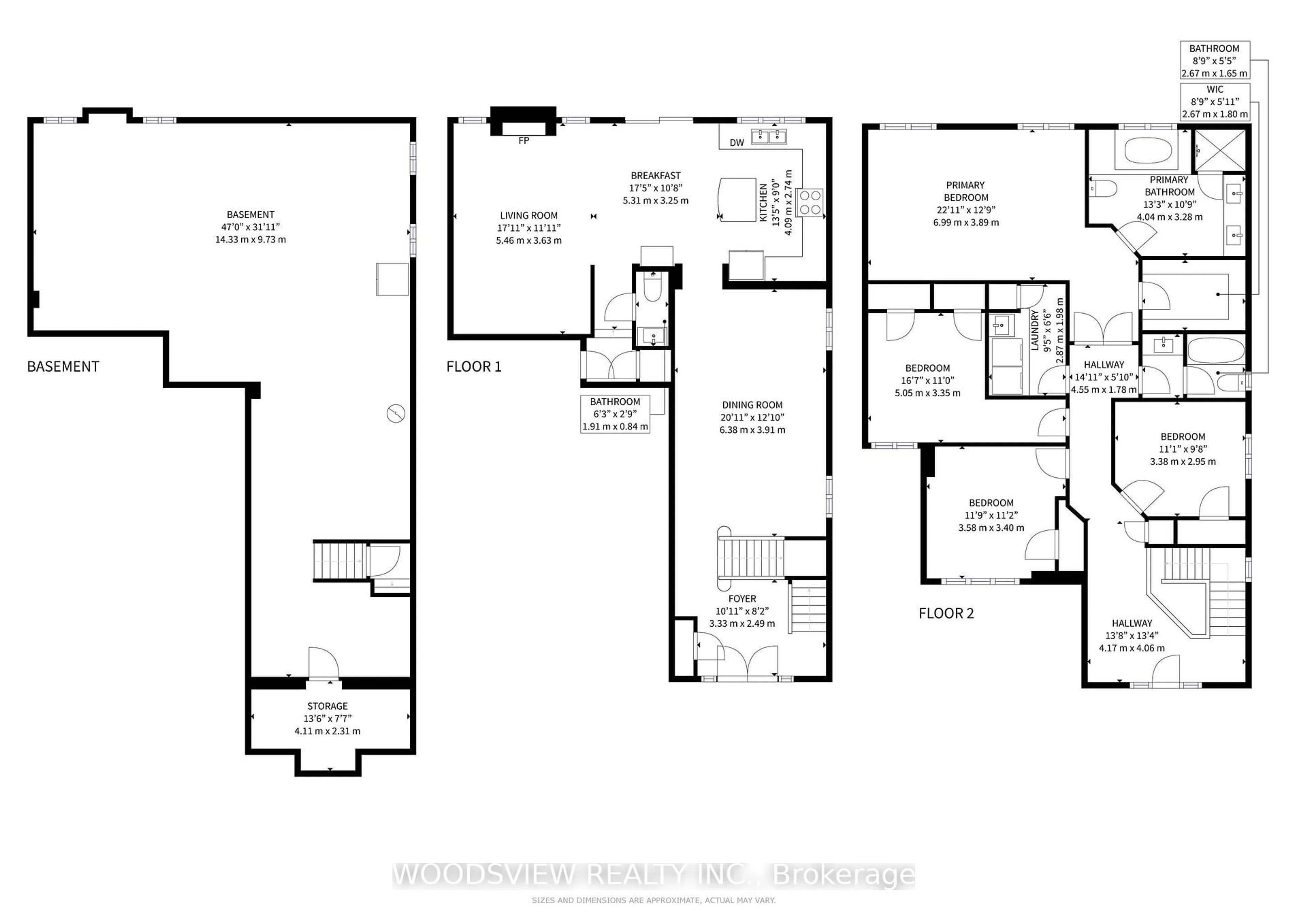 Floor plan for 26 Manley Ave, Whitchurch-Stouffville Ontario L4A 0C5