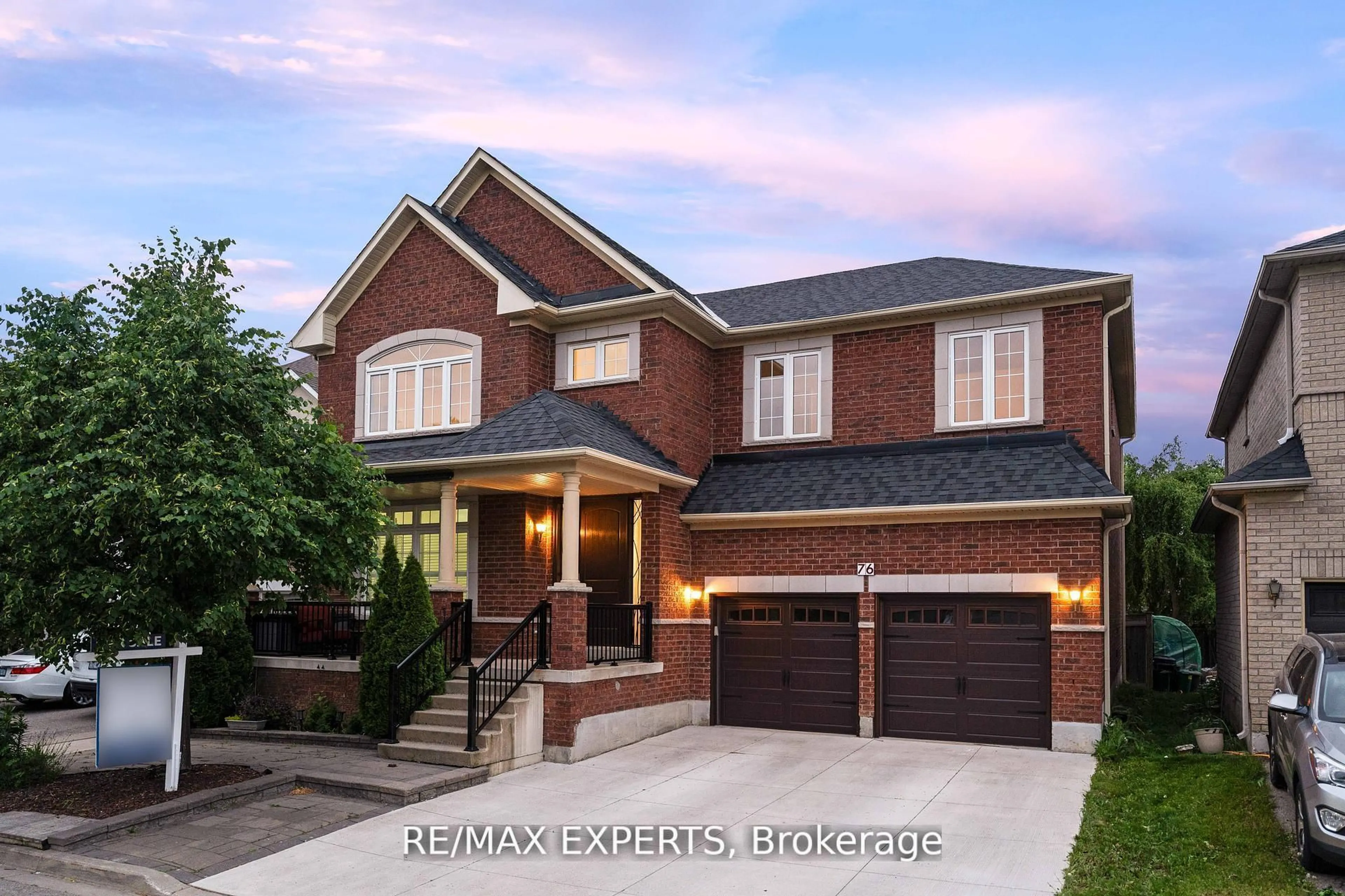 Home with brick exterior material, street for 76 Cetona Ave, Vaughan Ontario L4H 3A2