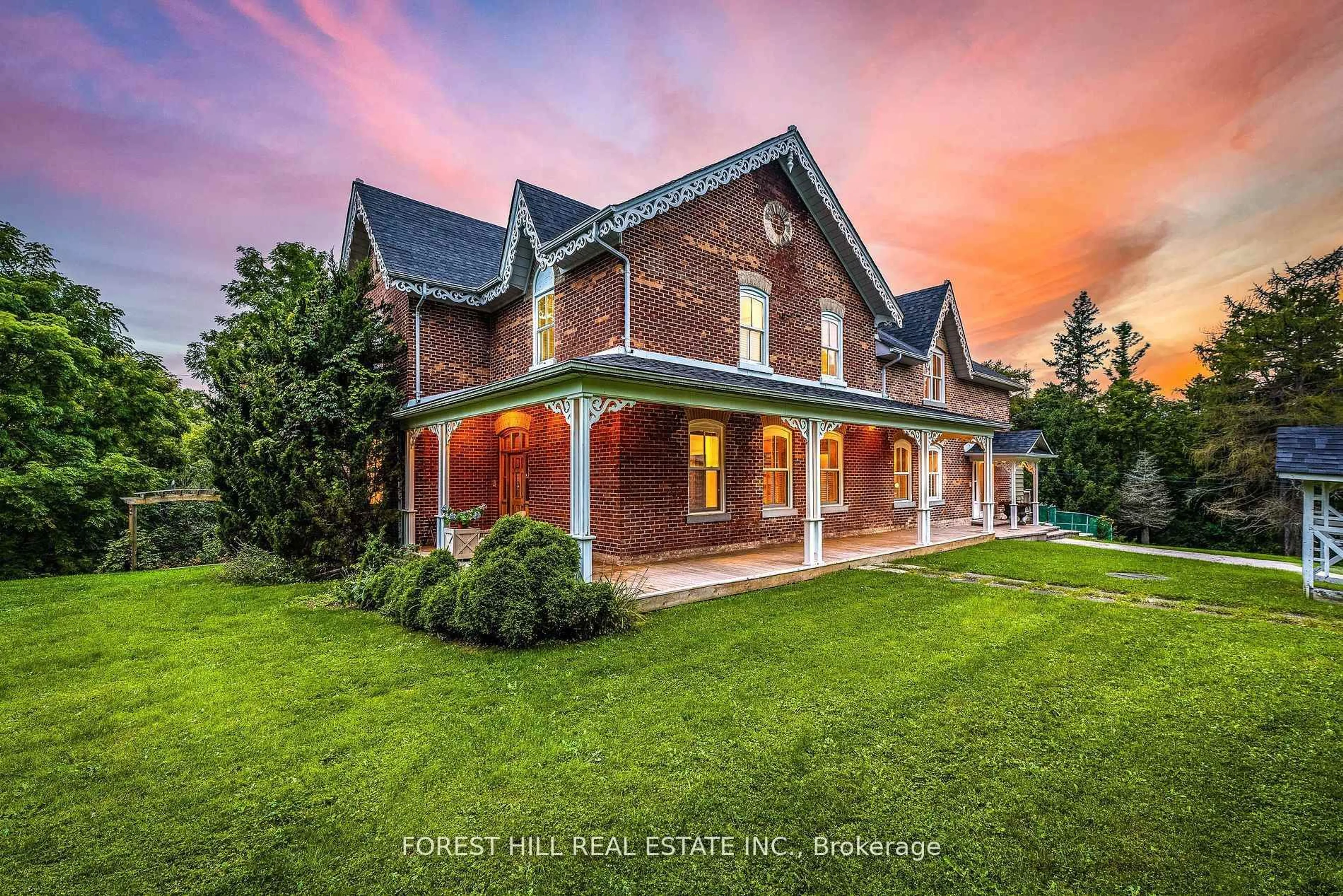Home with brick exterior material, street for 420 Kettleby Rd, King Ontario L7B 0C9