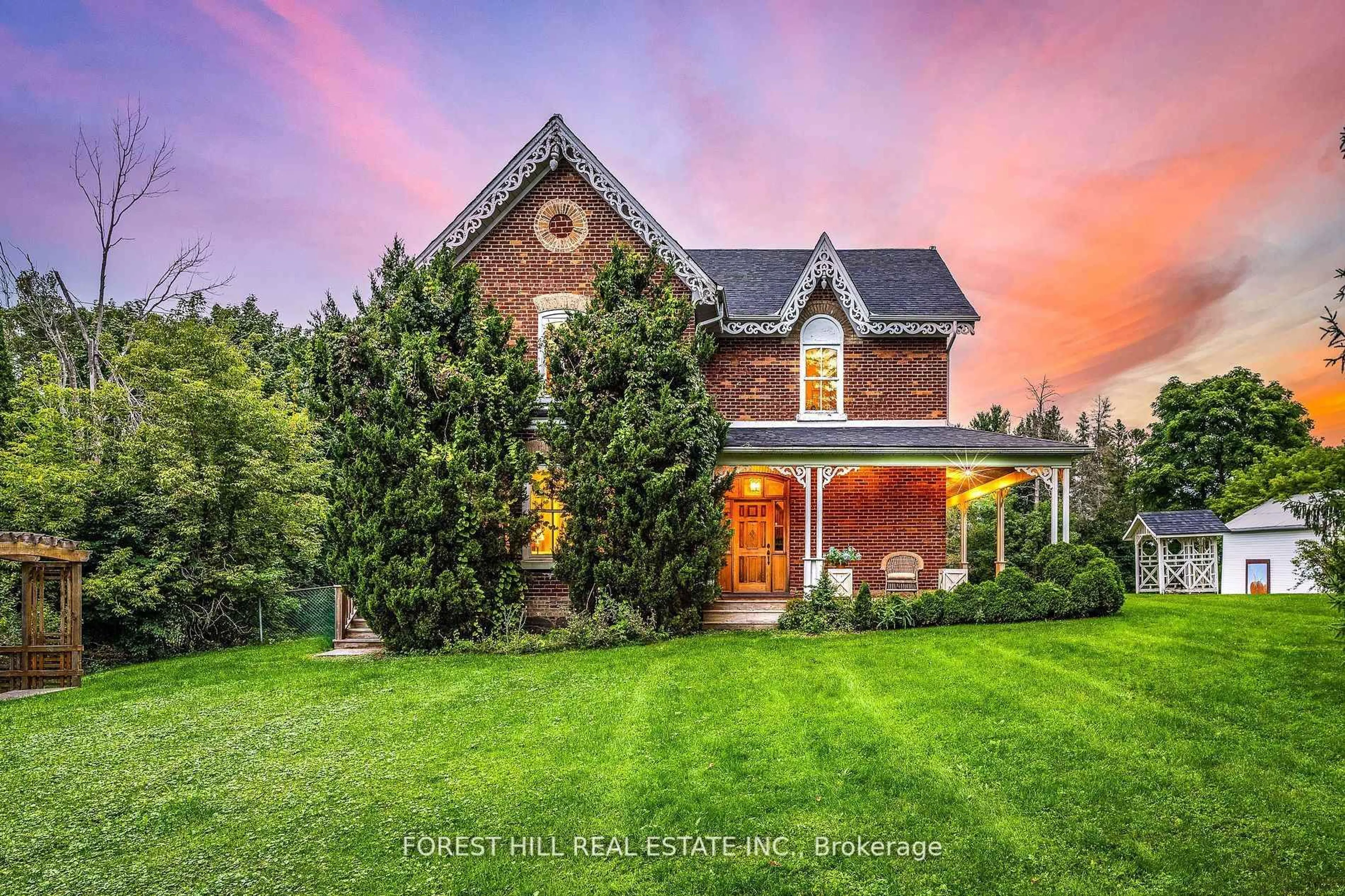 Home with brick exterior material, street for 420 Kettleby Rd, King Ontario L7B 0C9