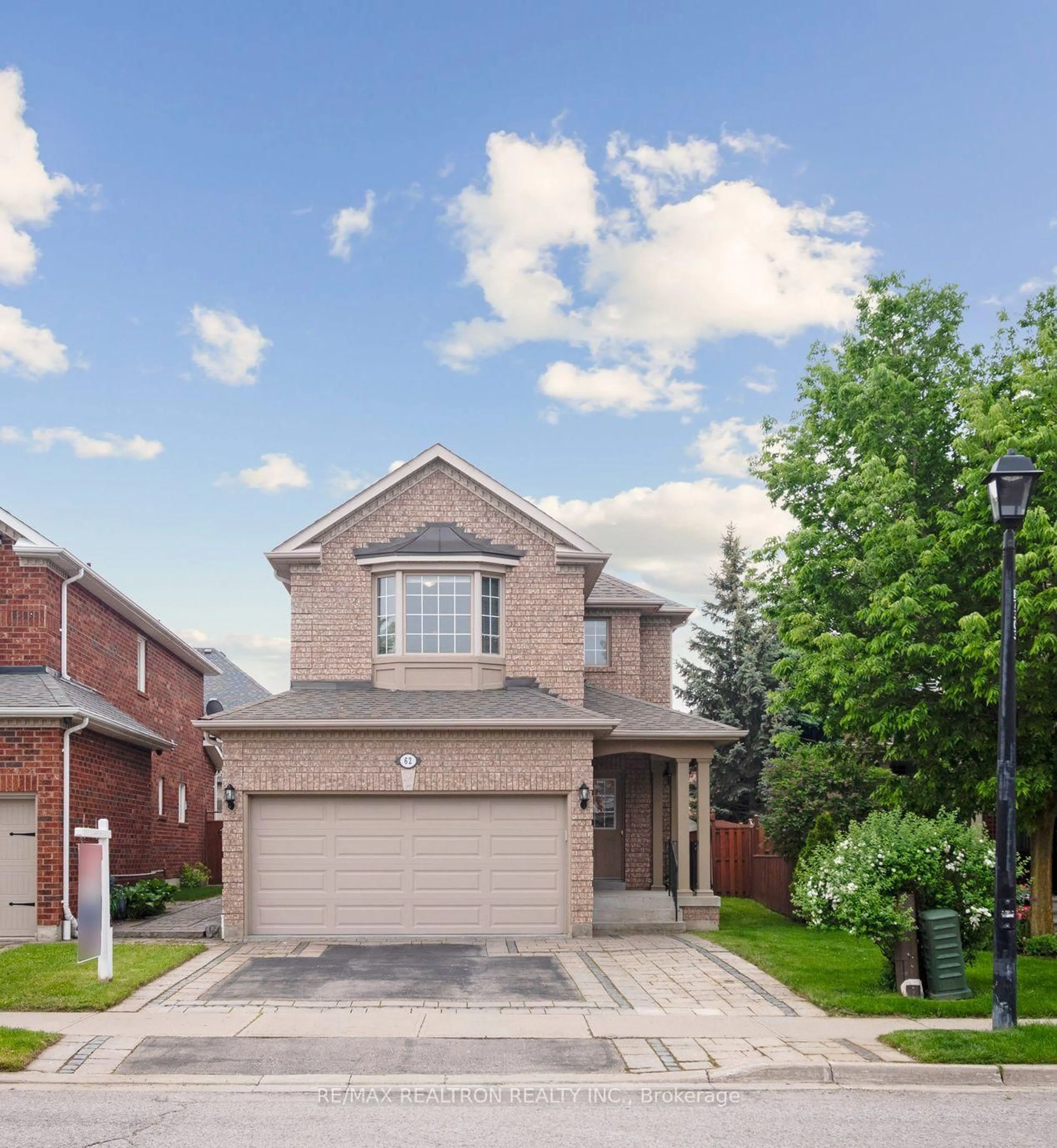 Home with brick exterior material, street for 62 Macedonia Crt, Newmarket Ontario L3X 2W8