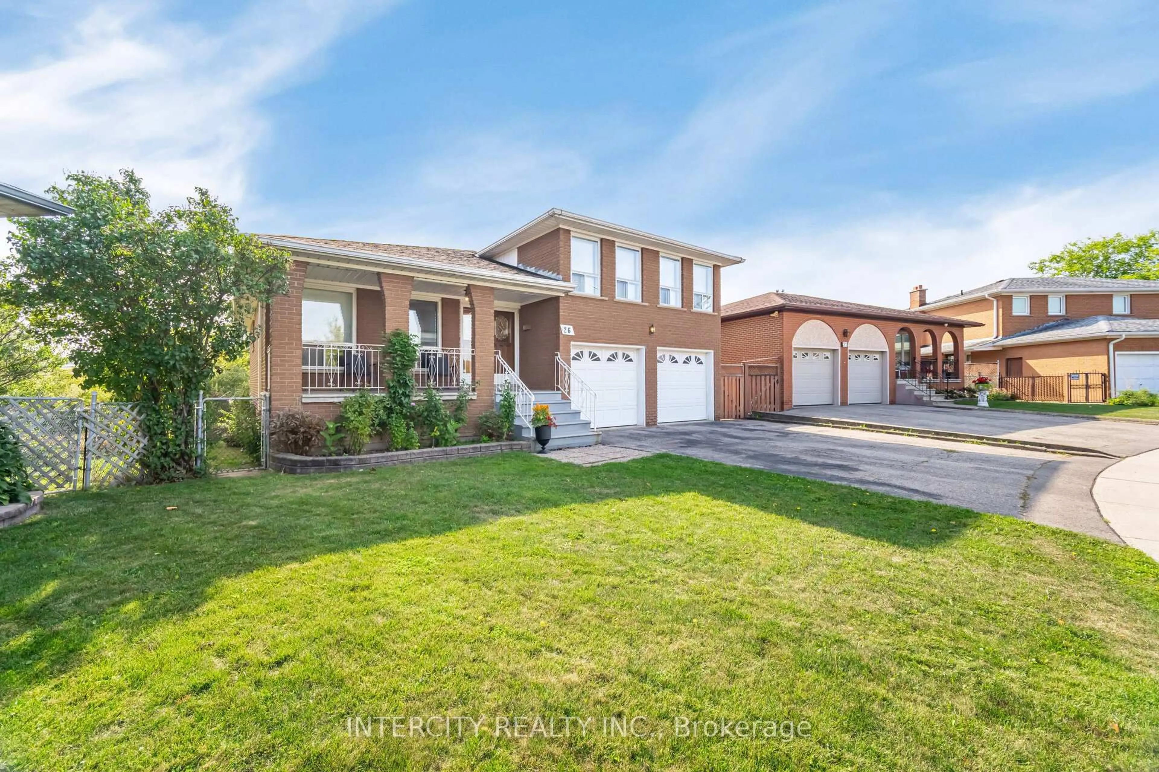 Home with brick exterior material, street for 26 North Ridge Rd, Vaughan Ontario L4L 2G8
