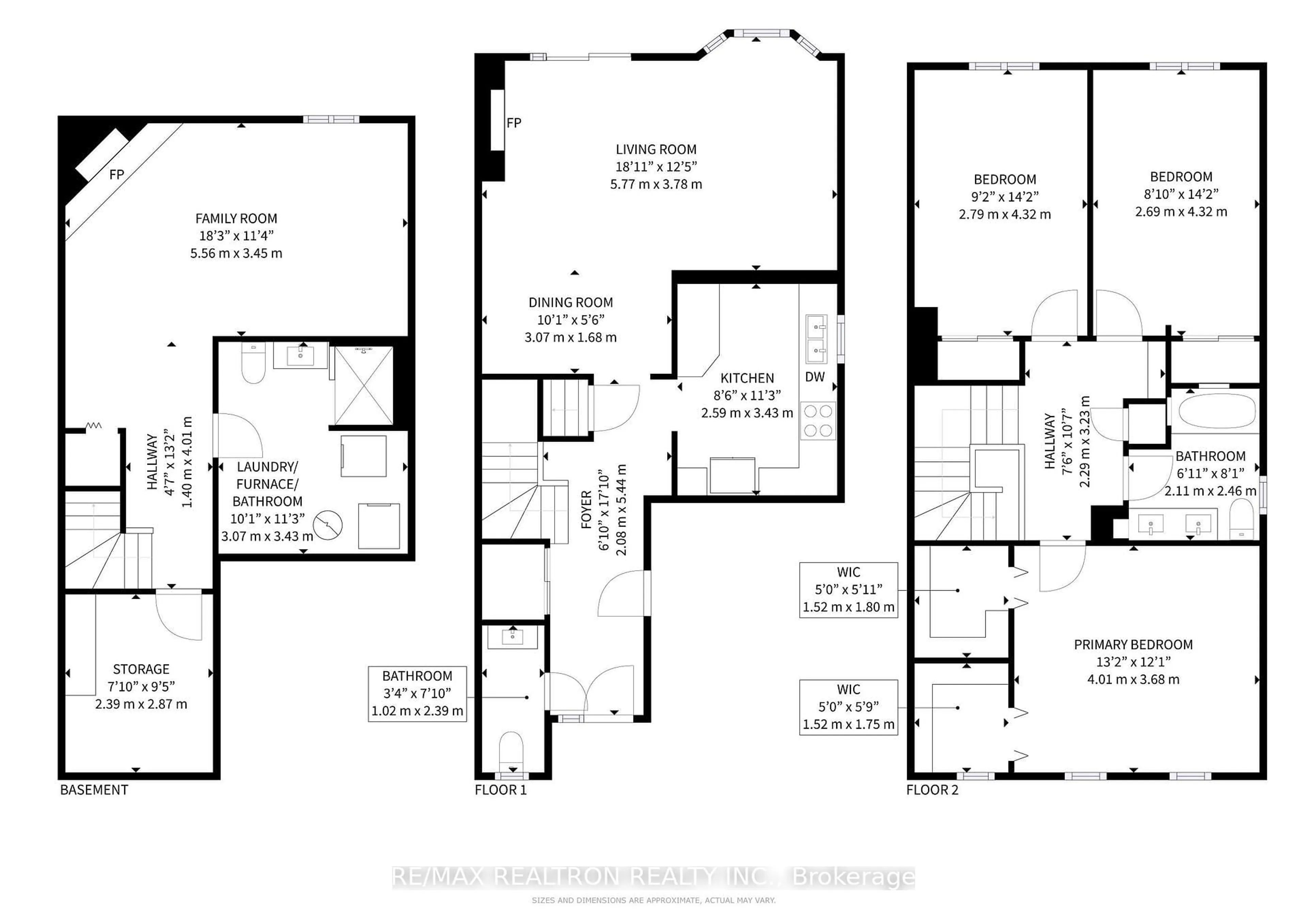 Floor plan for 168 Cottonwood Crt, Markham Ontario L3T 5X2