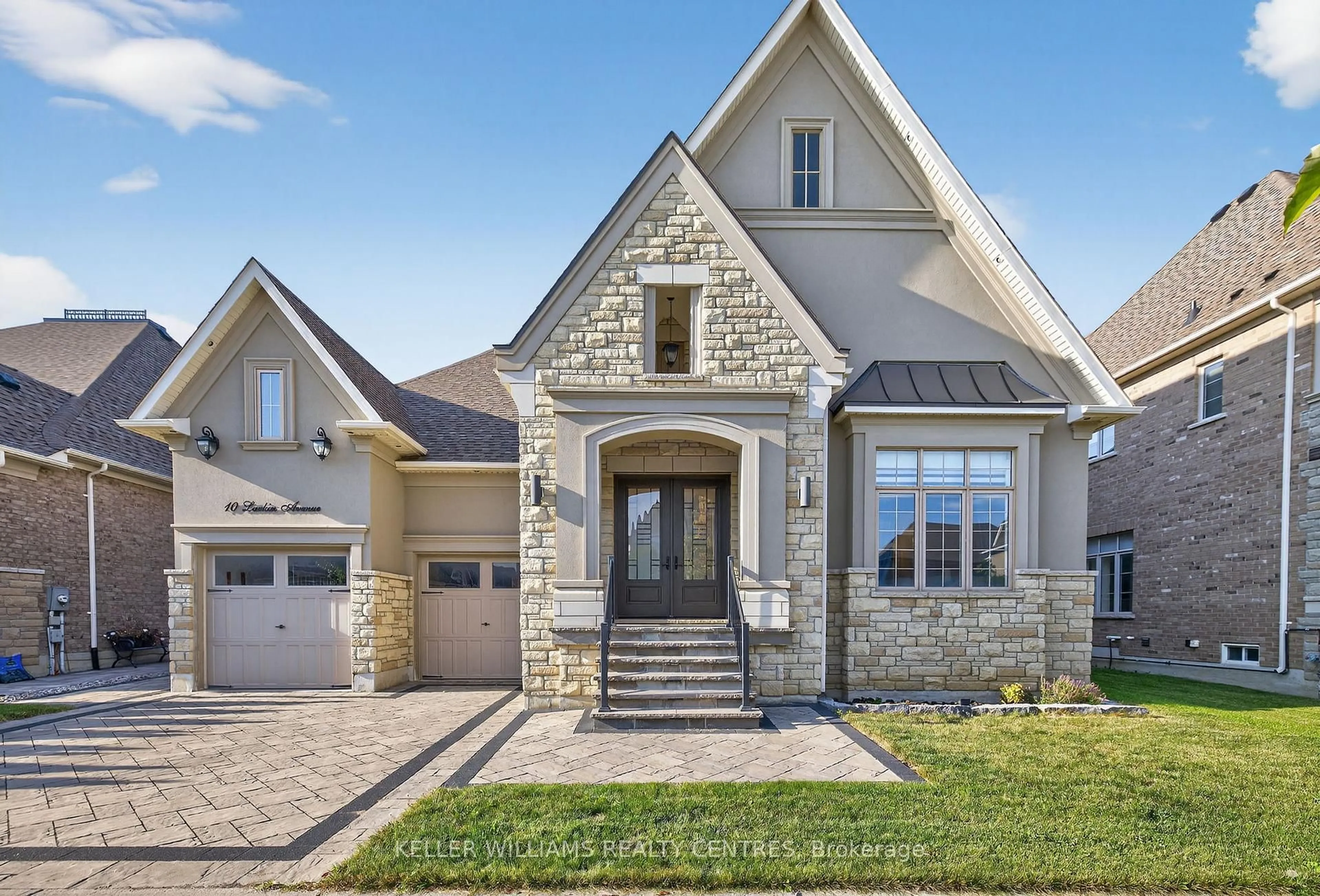 Home with brick exterior material, street for 10 Larkin Ave, King Ontario L7B 0N8