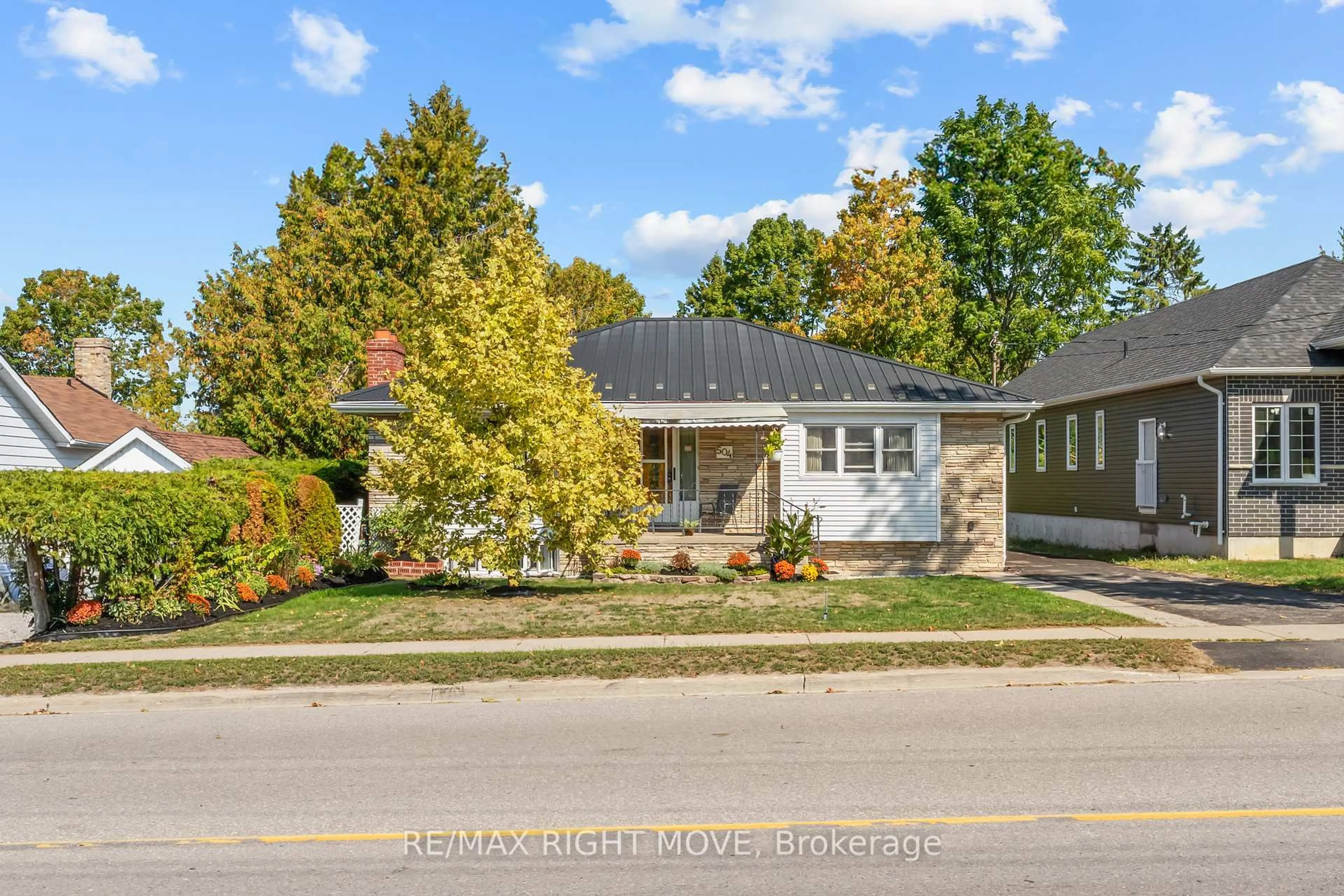 Home with brick exterior material, street for 504 Simcoe St, Brock Ontario L0K 1A0