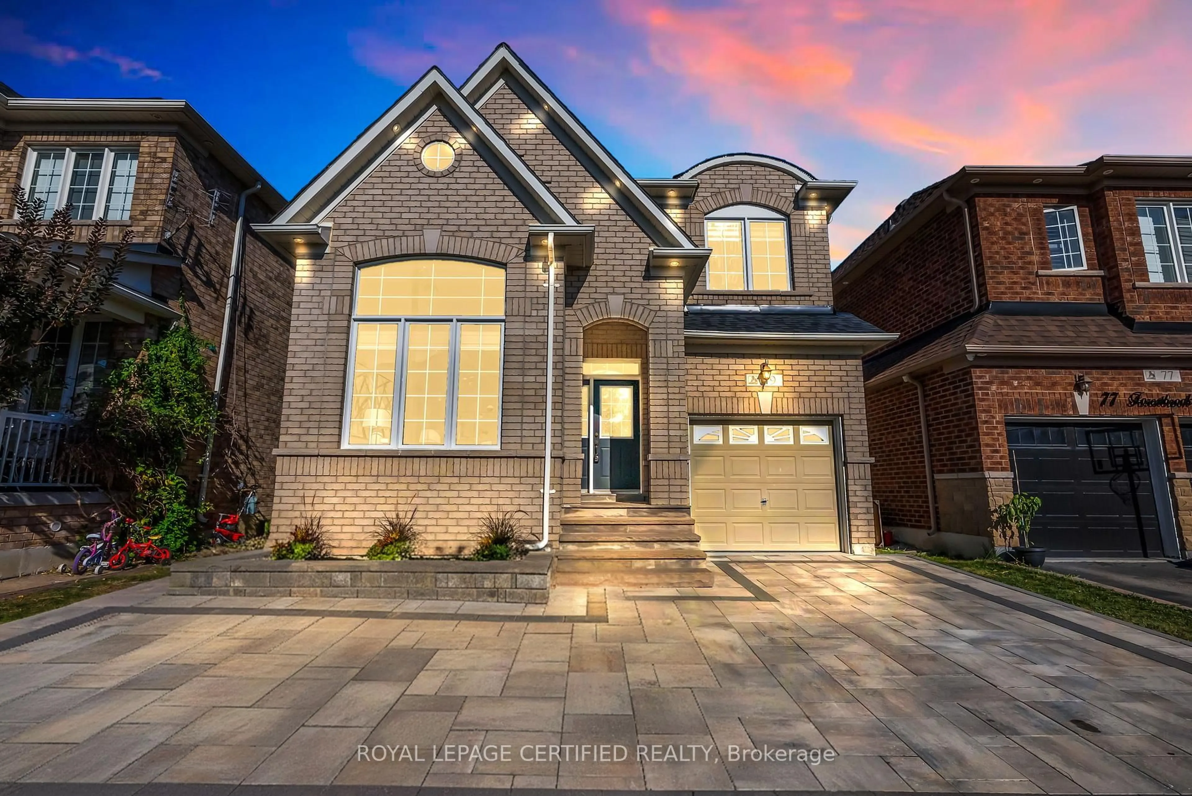 Home with brick exterior material, street for 79 Forestbrook Dr, Markham Ontario L6B 0G2