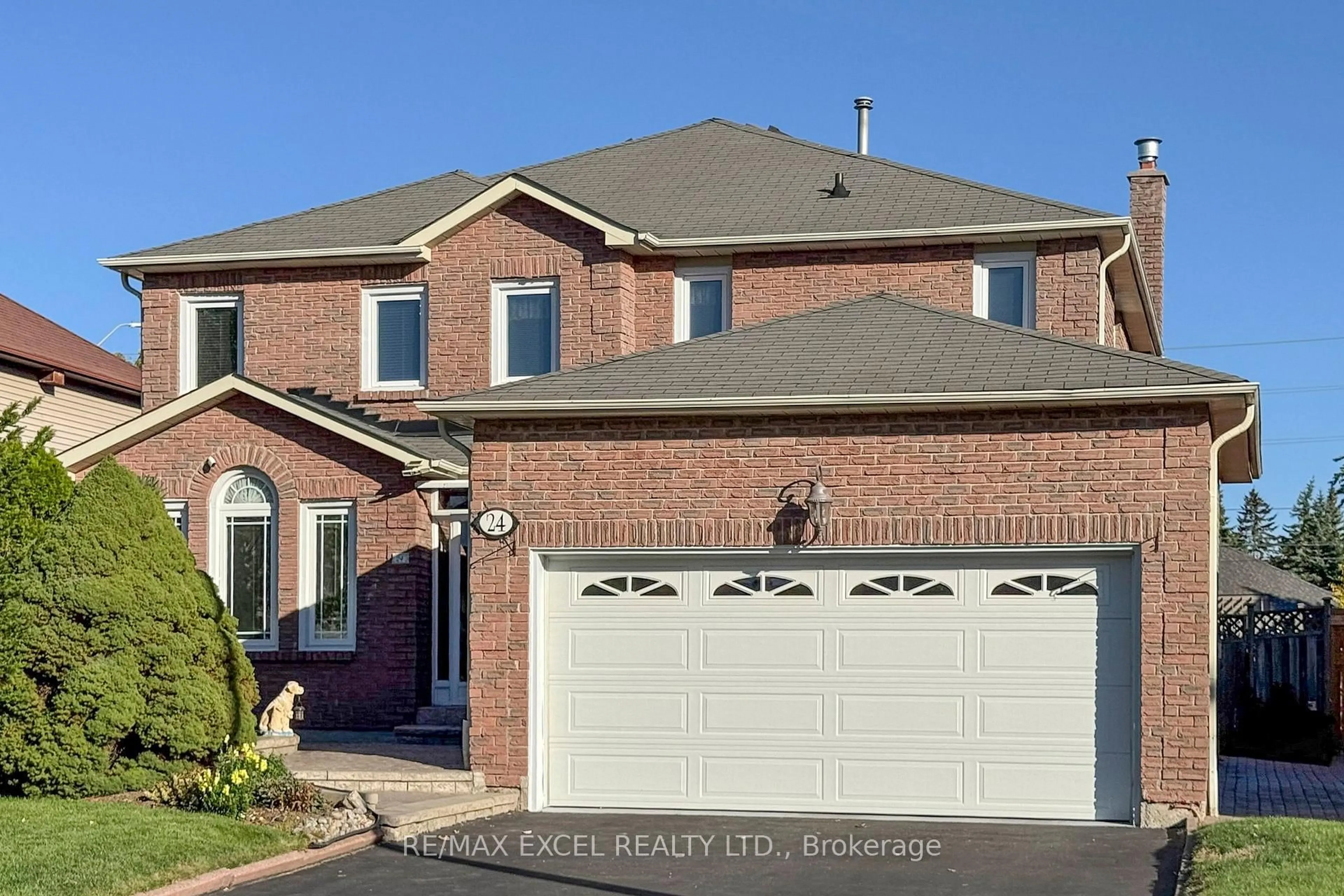Home with brick exterior material, street for 24 Lehman Cres, Markham Ontario L3P 5X1