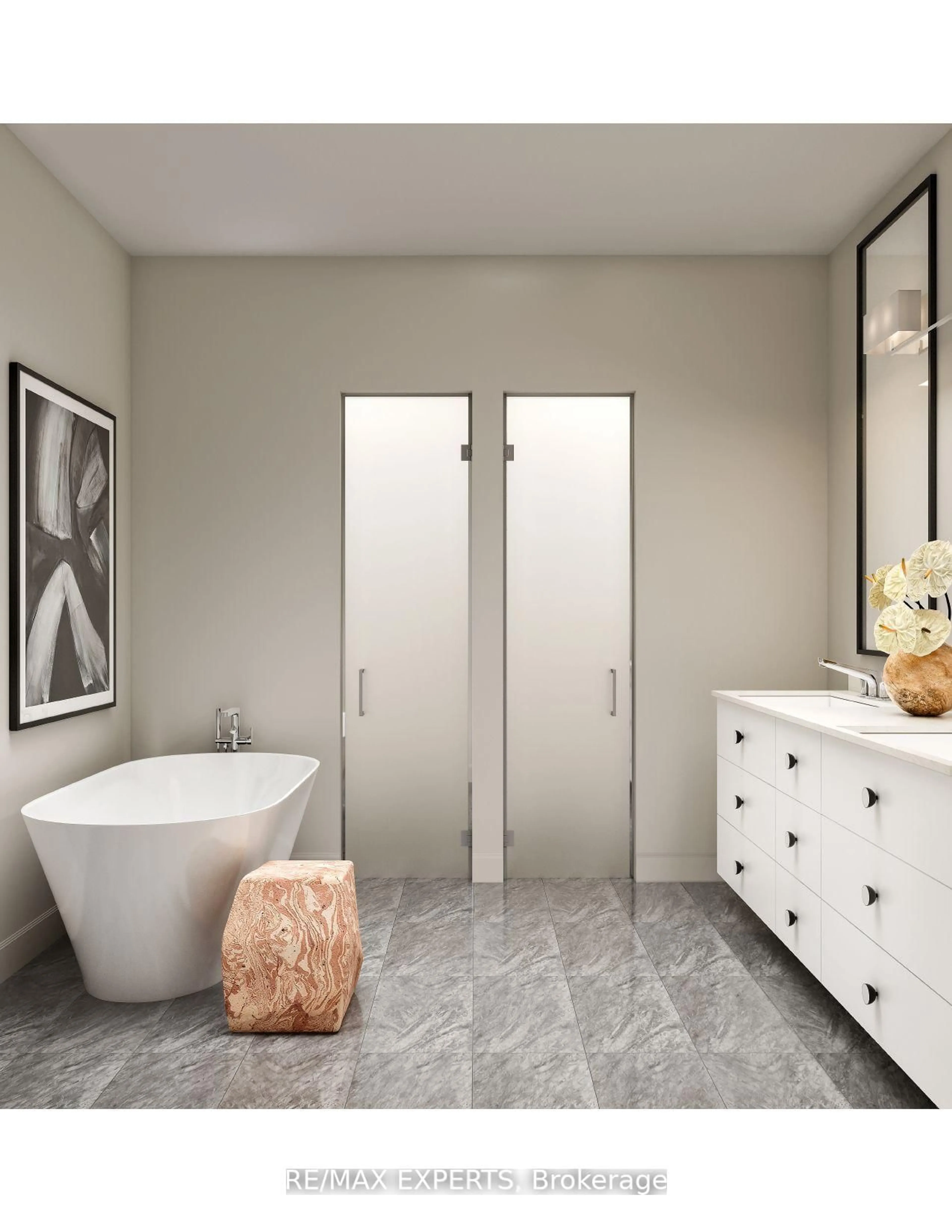 Contemporary bathroom, ceramic/tile floor for 234 King Rd, Richmond Hill Ontario L4E 2W1