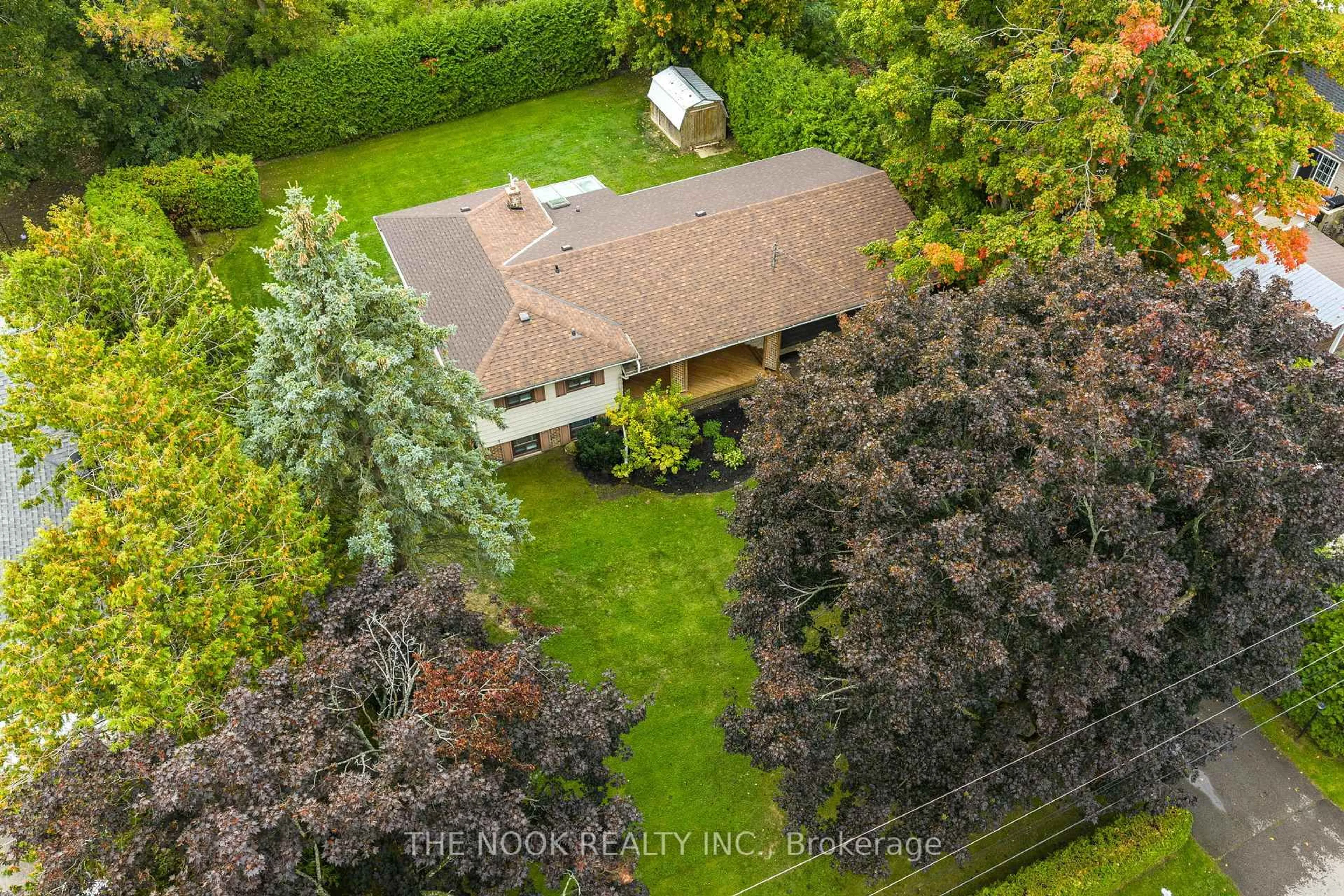 A pic from outside/outdoor area/front of a property/back of a property/a pic from drone, street for 99 Eighth St, Brock Ontario L0K 1A0