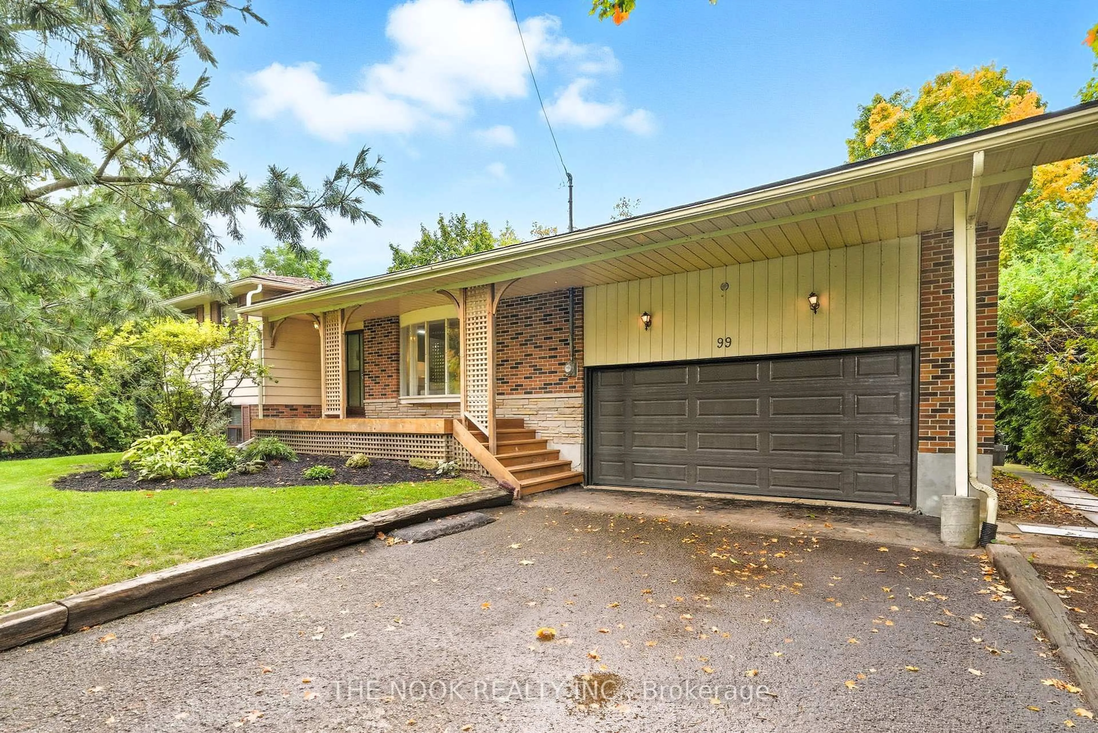 Home with brick exterior material, street for 99 Eighth St, Brock Ontario L0K 1A0