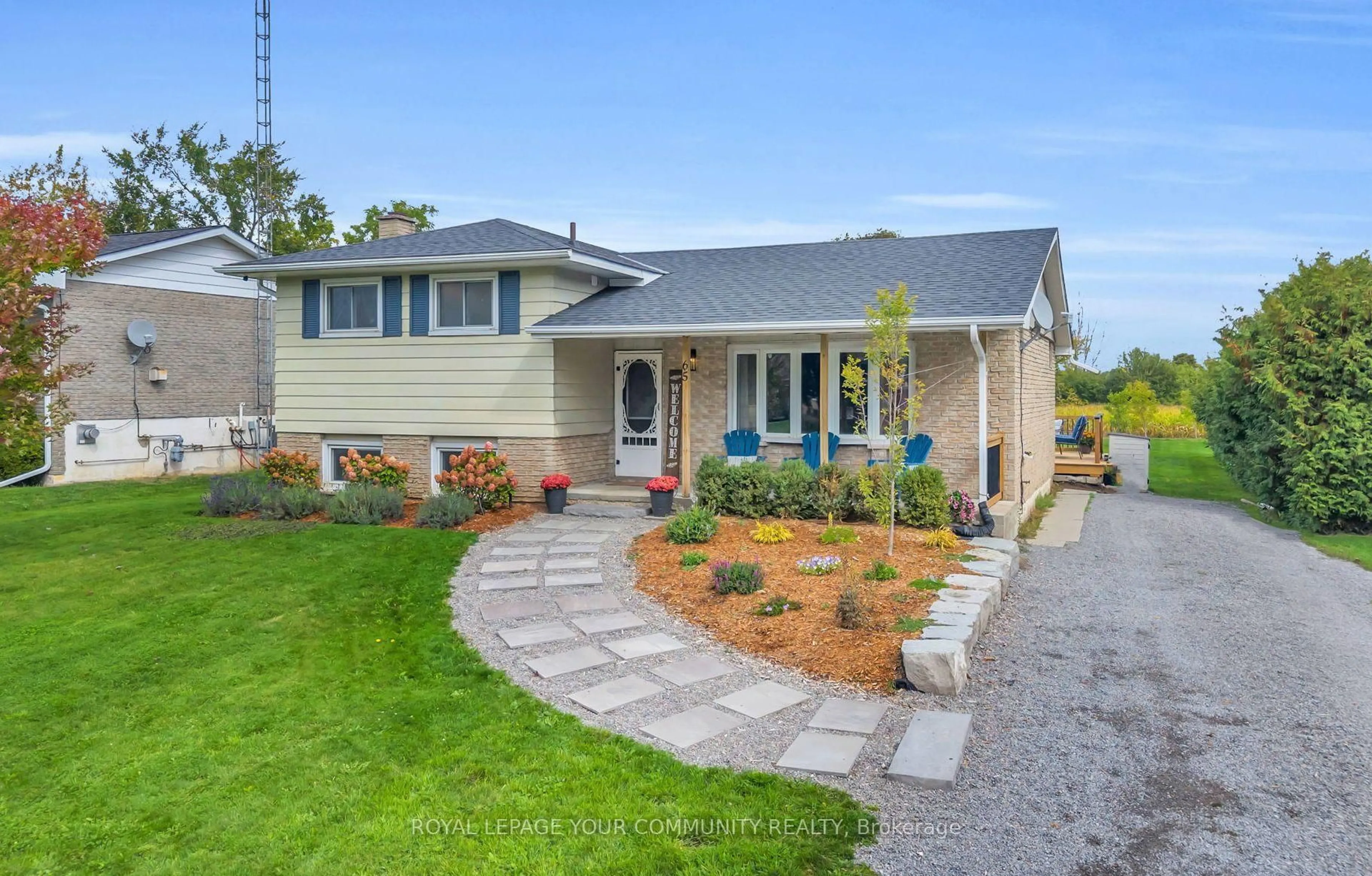 Home with vinyl exterior material, street for 65 Adelaide St, Brock Ontario L0E 1E0