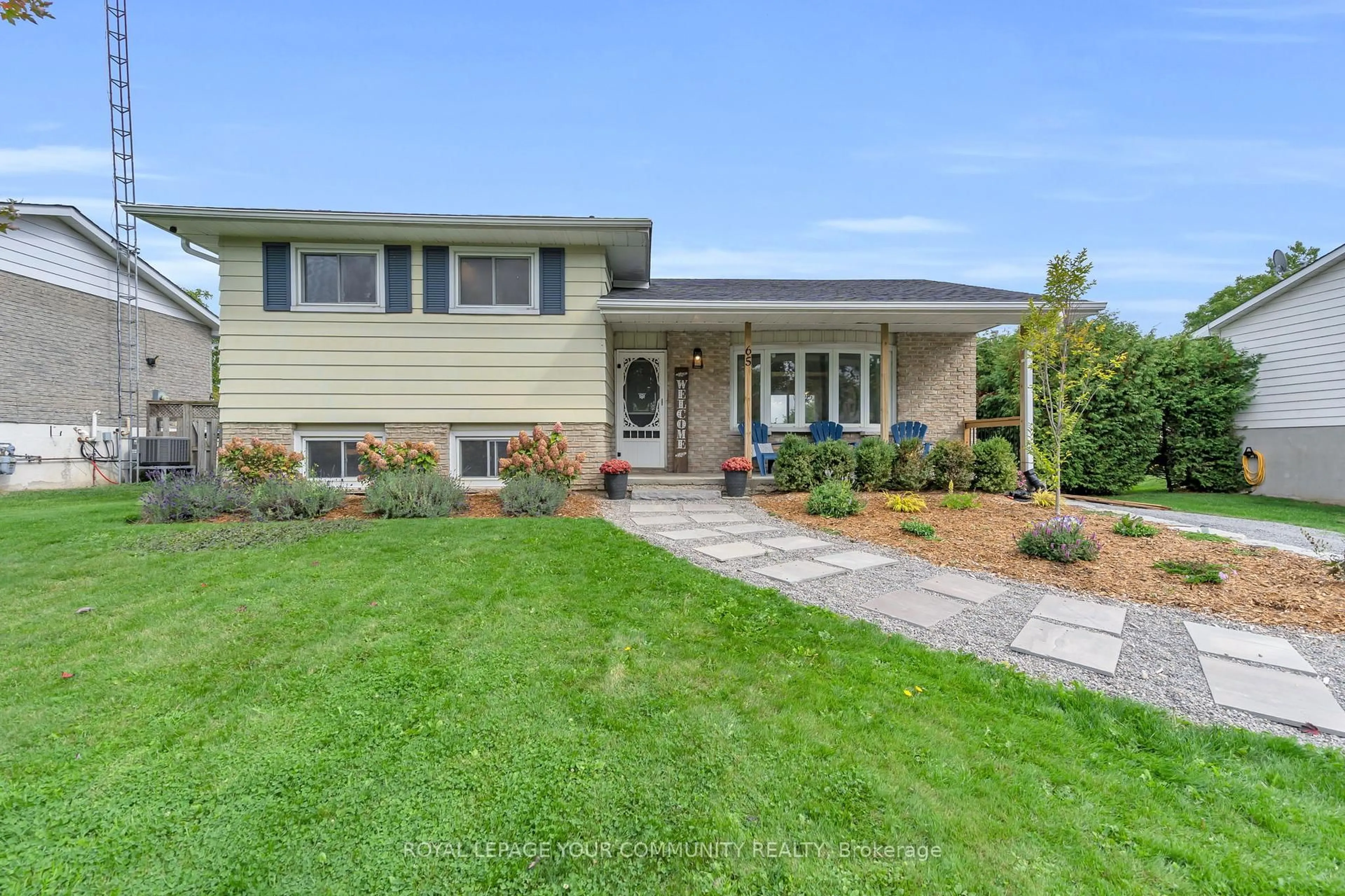 Home with vinyl exterior material, street for 65 Adelaide St, Brock Ontario L0E 1E0