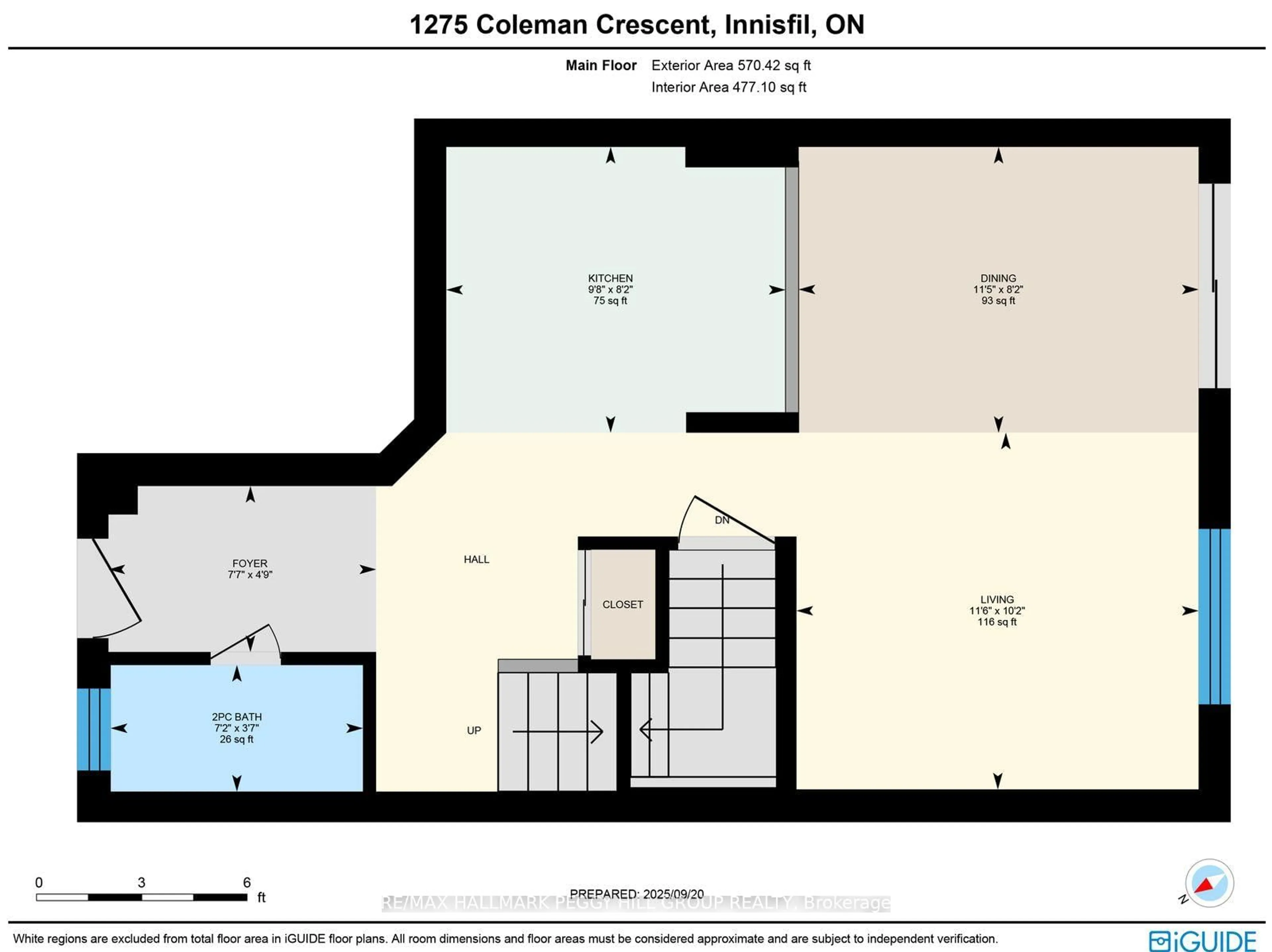 Floor plan for 1275 Coleman Cres, Innisfil Ontario L9S 0G6