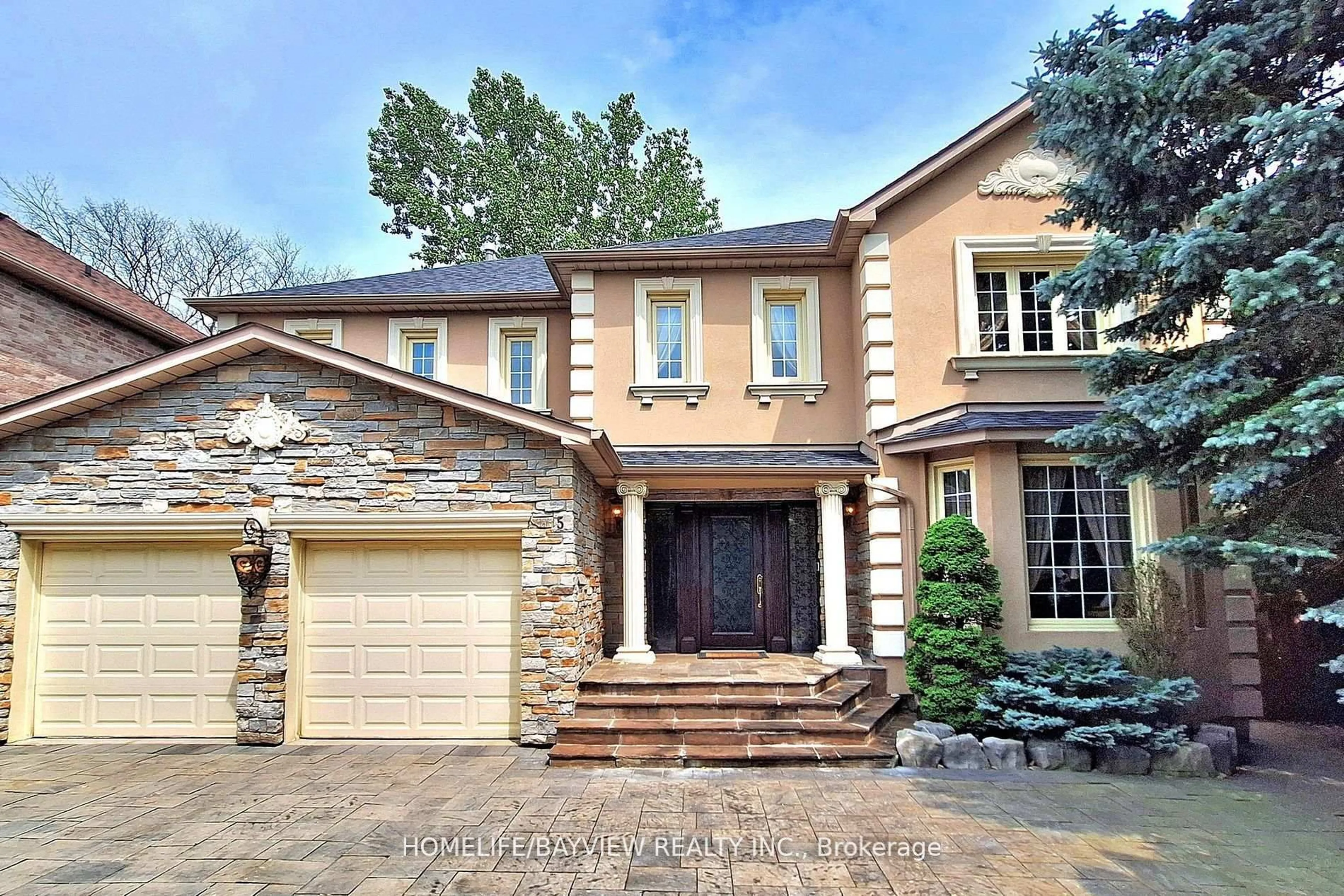 Home with brick exterior material, street for 5 Rose Green Dr, Vaughan Ontario L4J 4R8