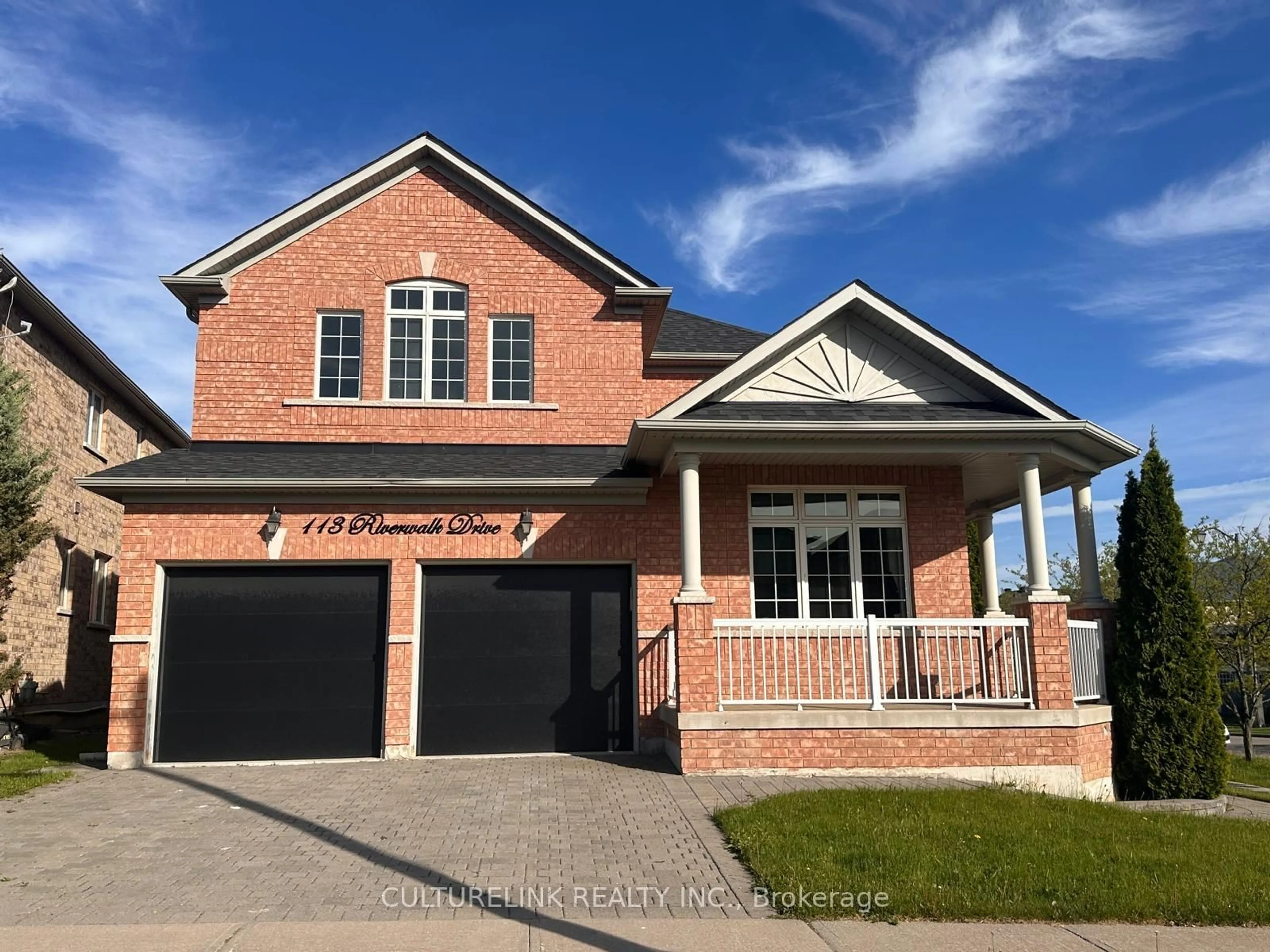 Home with brick exterior material, street for 113 Riverwalk Dr, Markham Ontario L6B 0B8