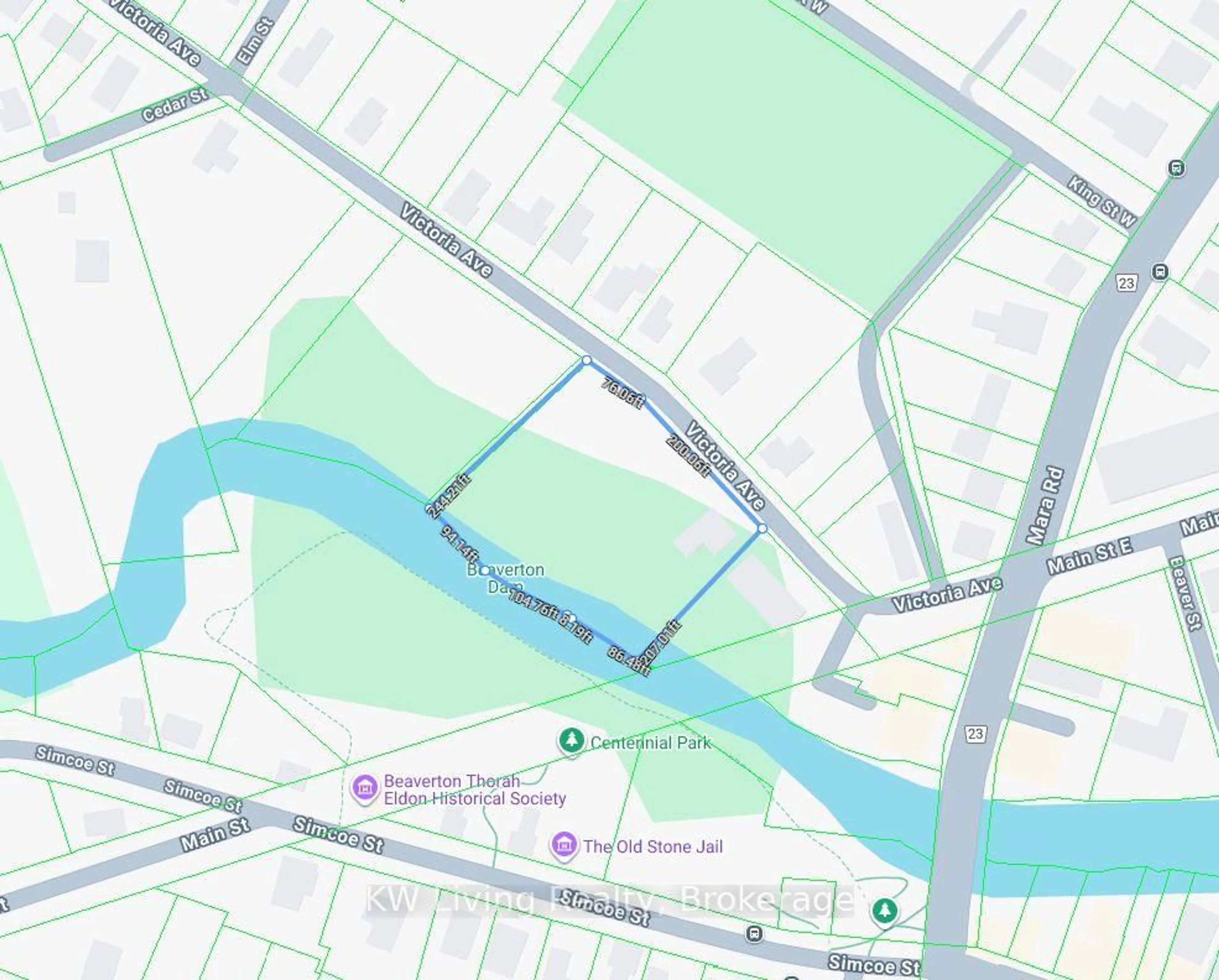 Picture of a map for 301 Victoria Ave, Brock Ontario L0K 1A0