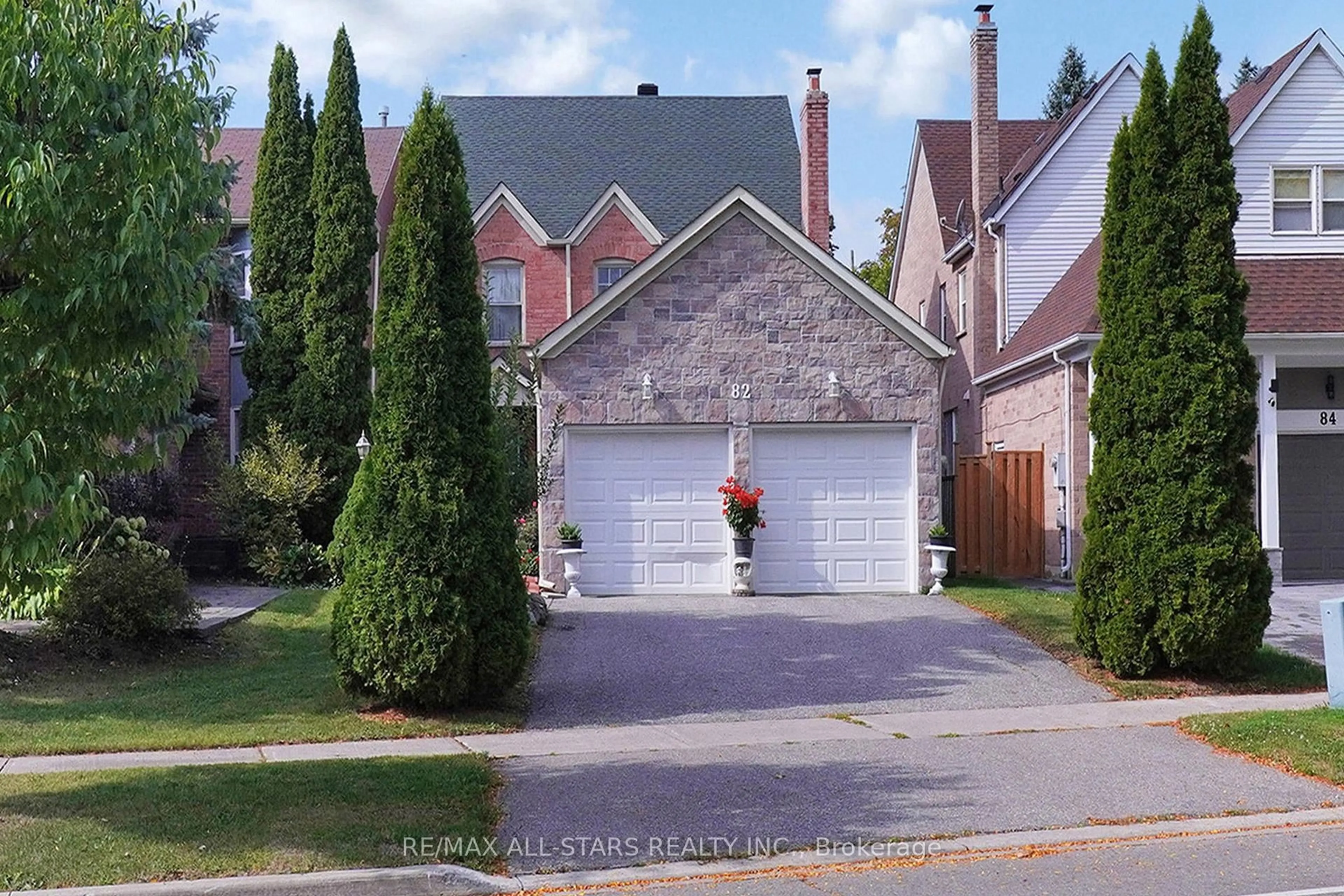 Home with brick exterior material, street for 82 Waterbridge Lane, Markham Ontario L3R 8V9
