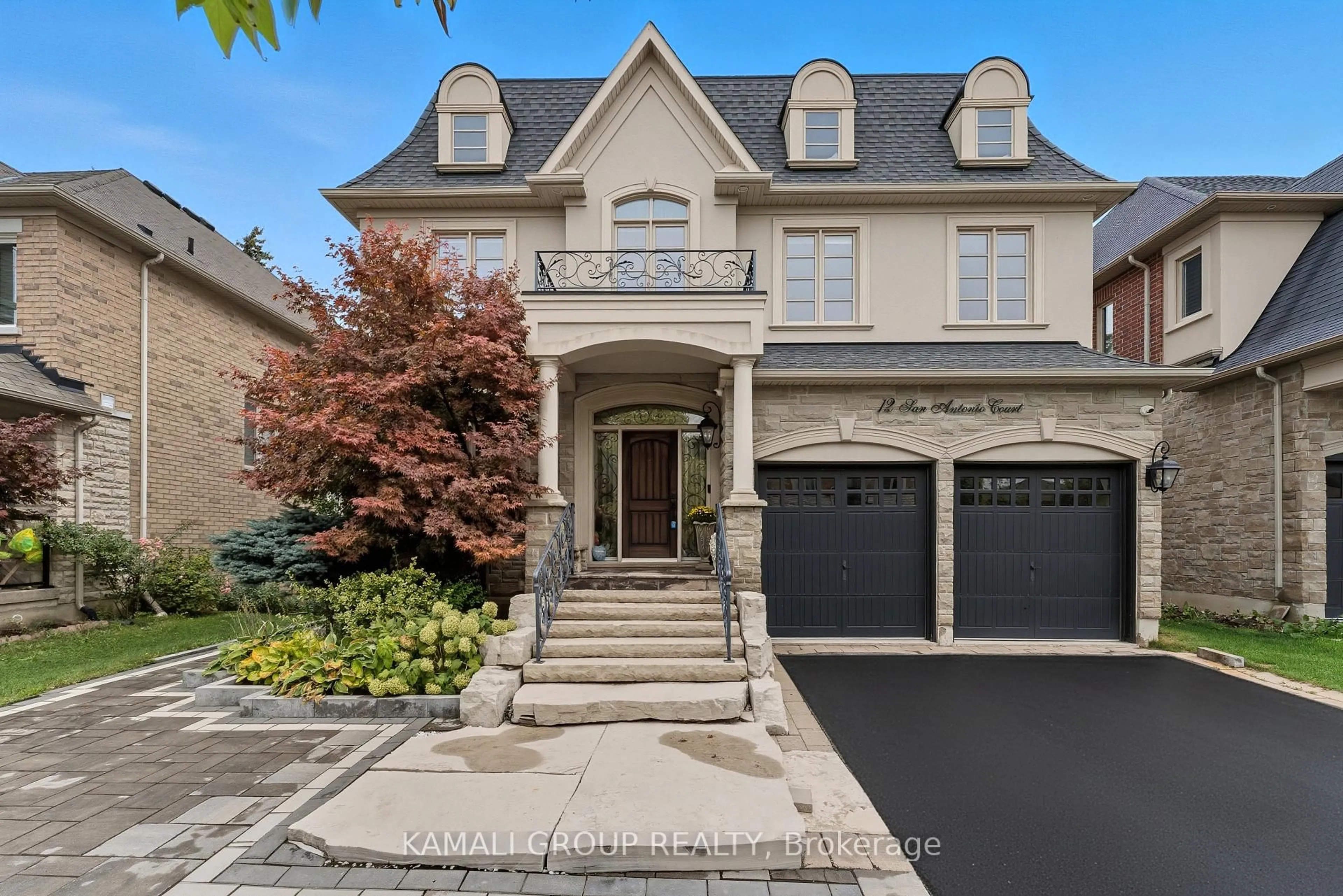 Home with brick exterior material, street for 12 San Antonio Crt, Richmond Hill Ontario L4E 4A8