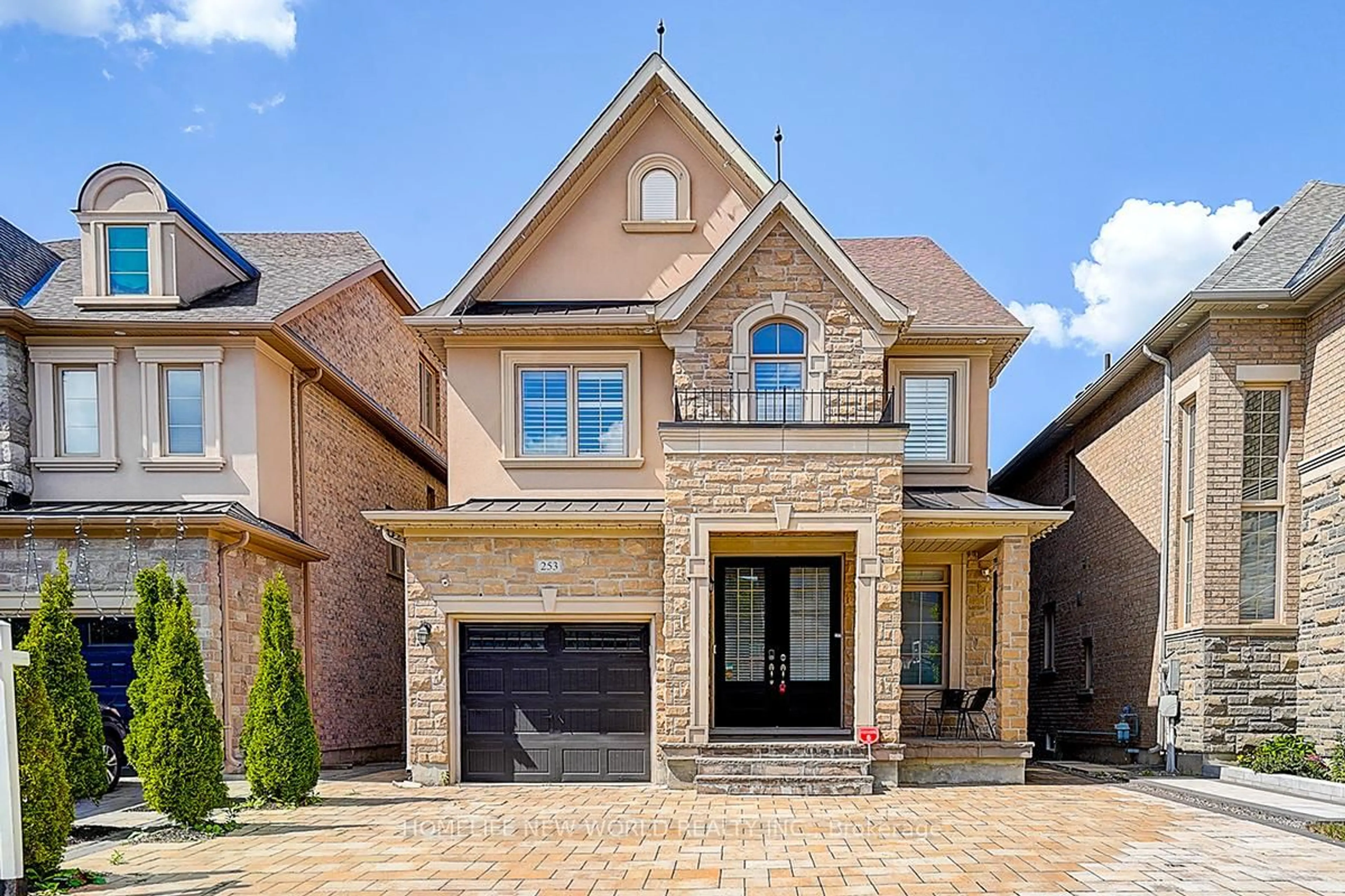 Home with brick exterior material, street for 253 Cannes Ave, Vaughan Ontario L4H 3W9