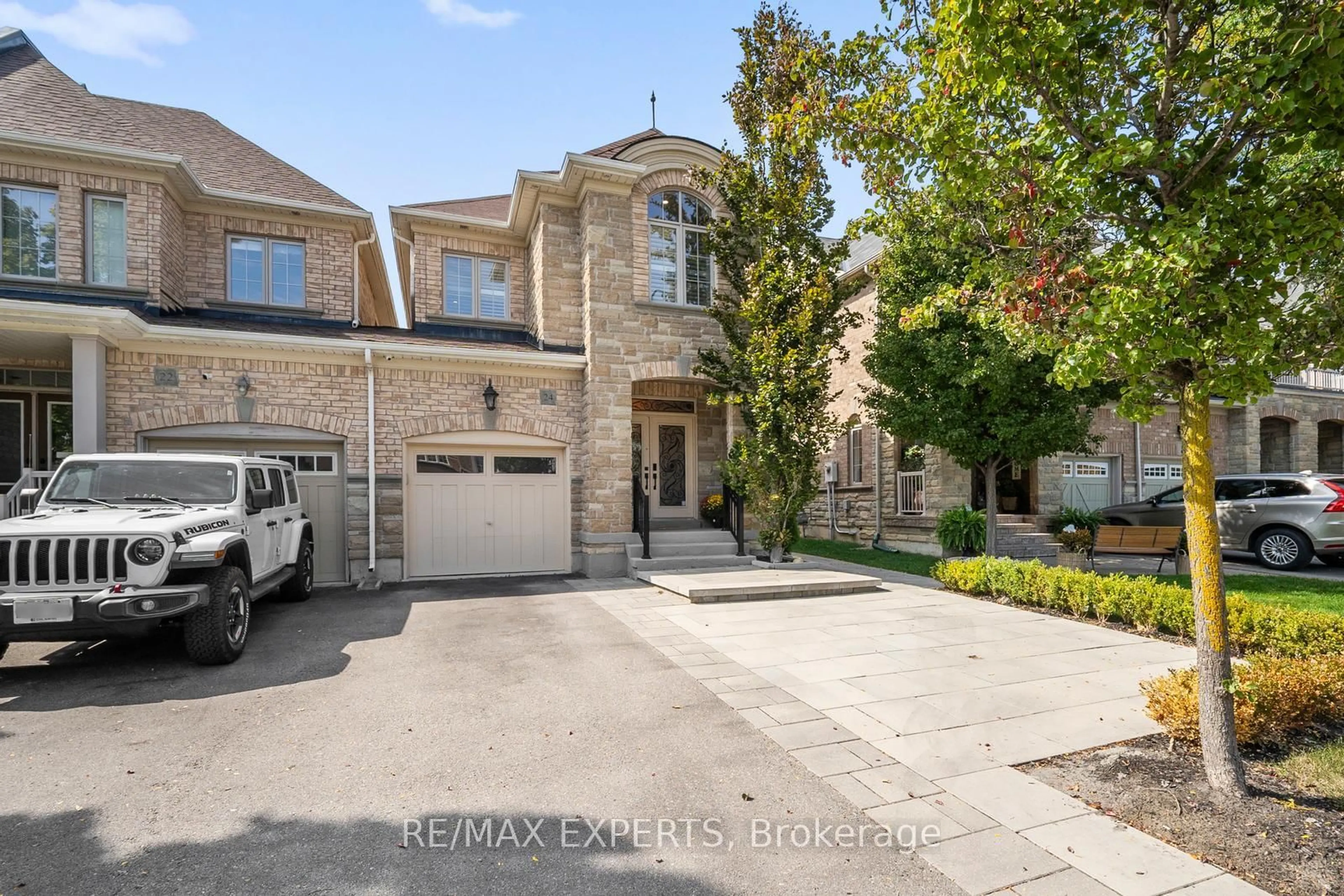 Home with brick exterior material, street for 24 Sedgewick Pl, Vaughan Ontario L4H 3J5