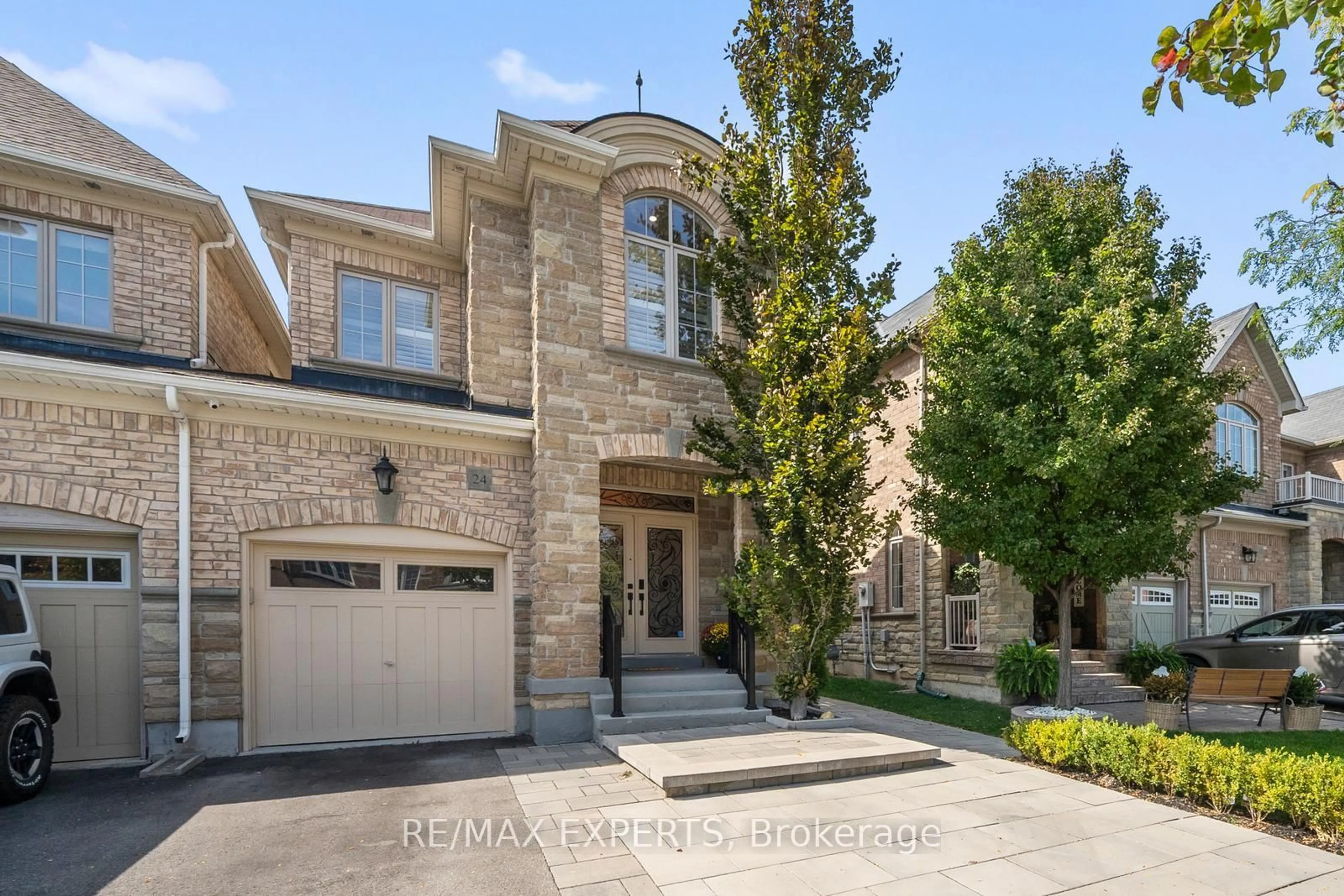 Home with brick exterior material, street for 24 Sedgewick Pl, Vaughan Ontario L4H 3J5