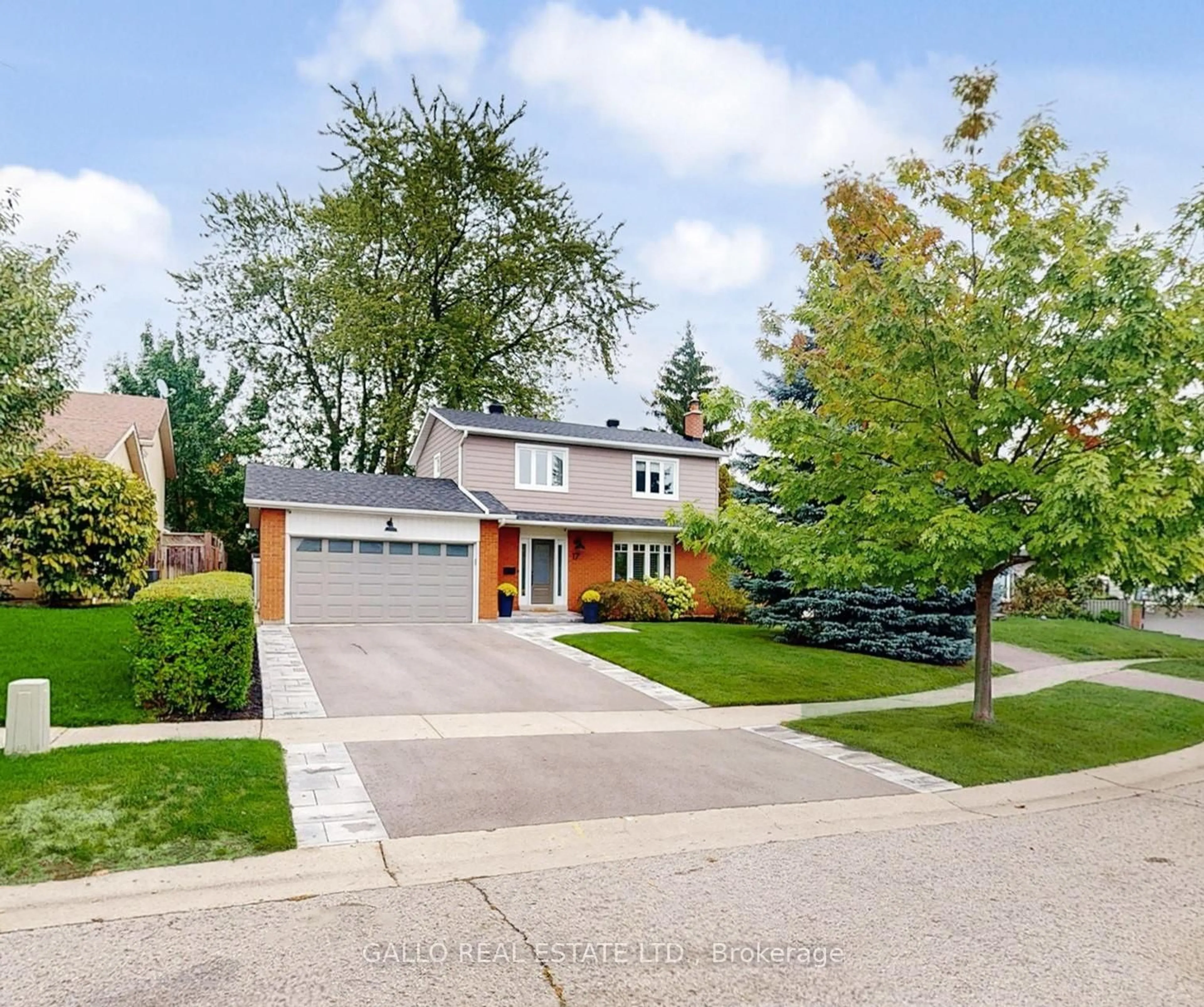 Home with brick exterior material, street for 17 Sir Caradoc Pl, Markham Ontario L3P 2X5