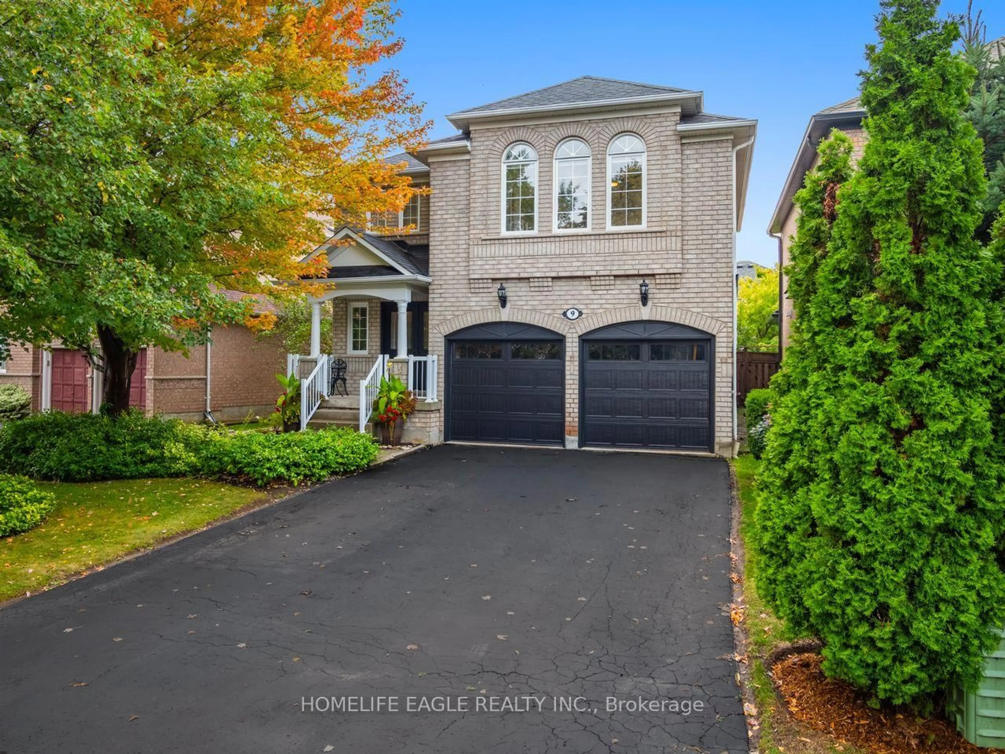 Home with brick exterior material, street for 9 Marbella Rd, Vaughan Ontario L4H 1M3