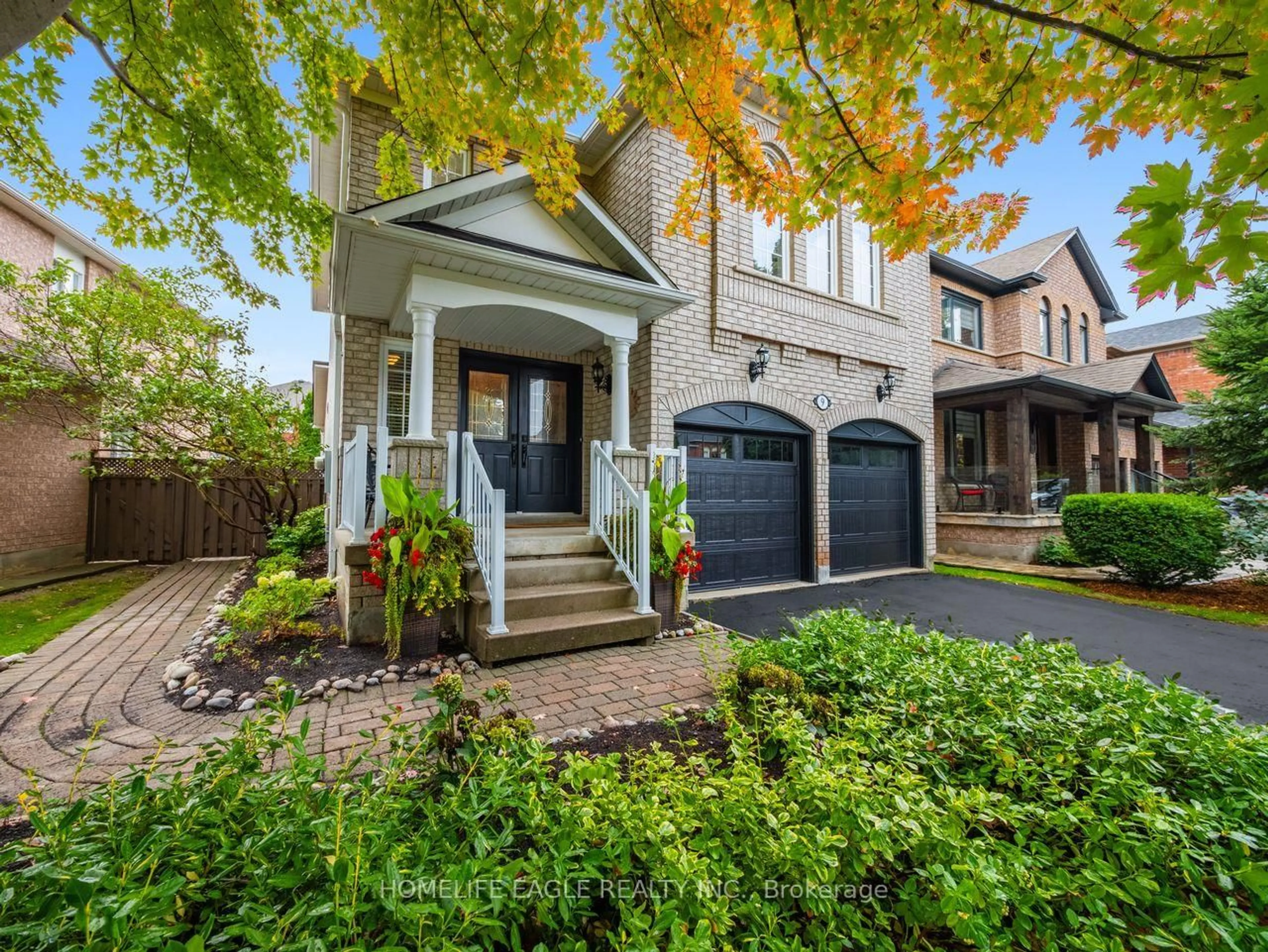 Home with brick exterior material, street for 9 Marbella Rd, Vaughan Ontario L4H 1M3