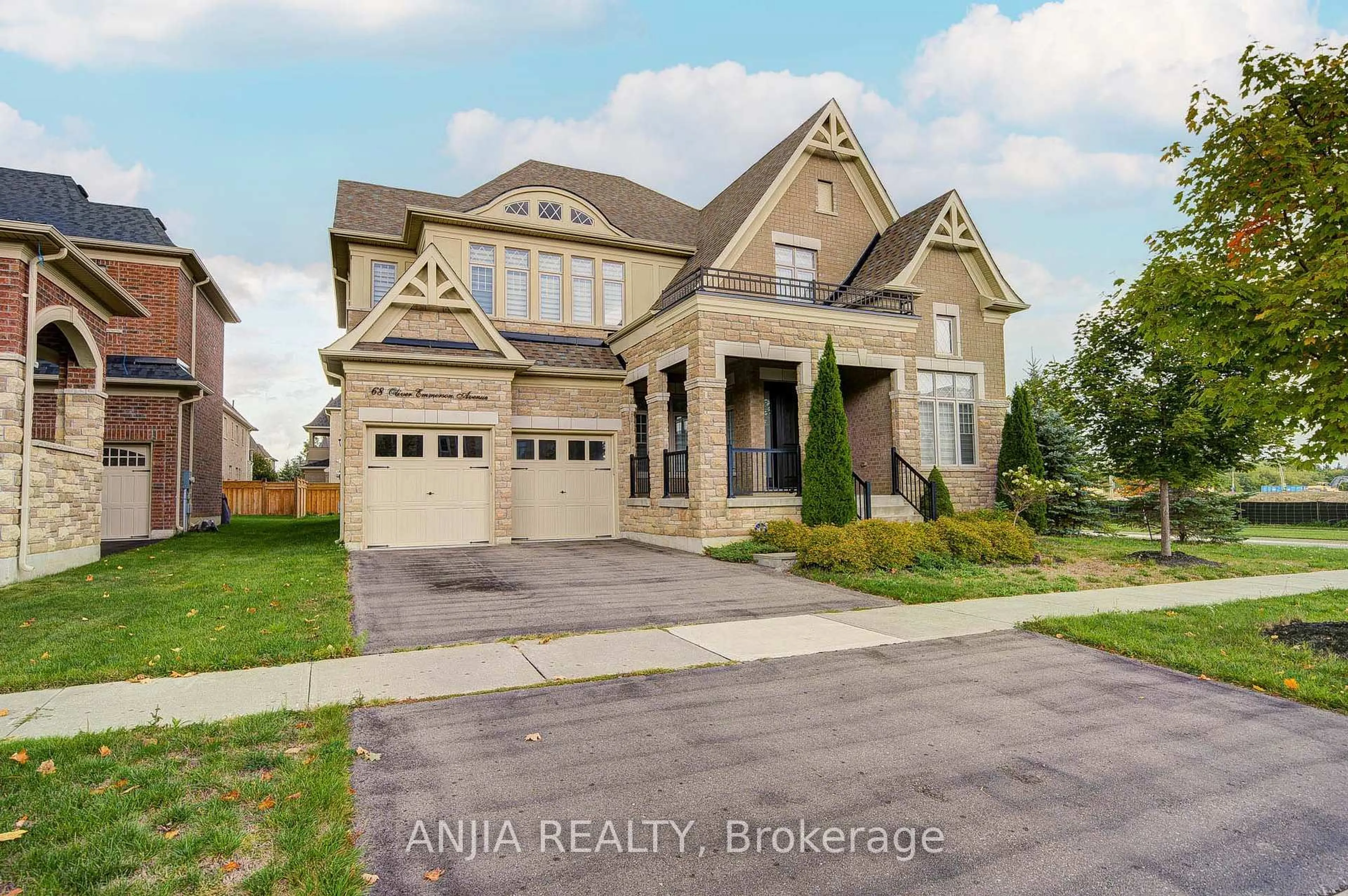 Home with brick exterior material, street for 68 Oliver Emmerson Ave, King Ontario L7B 0N8