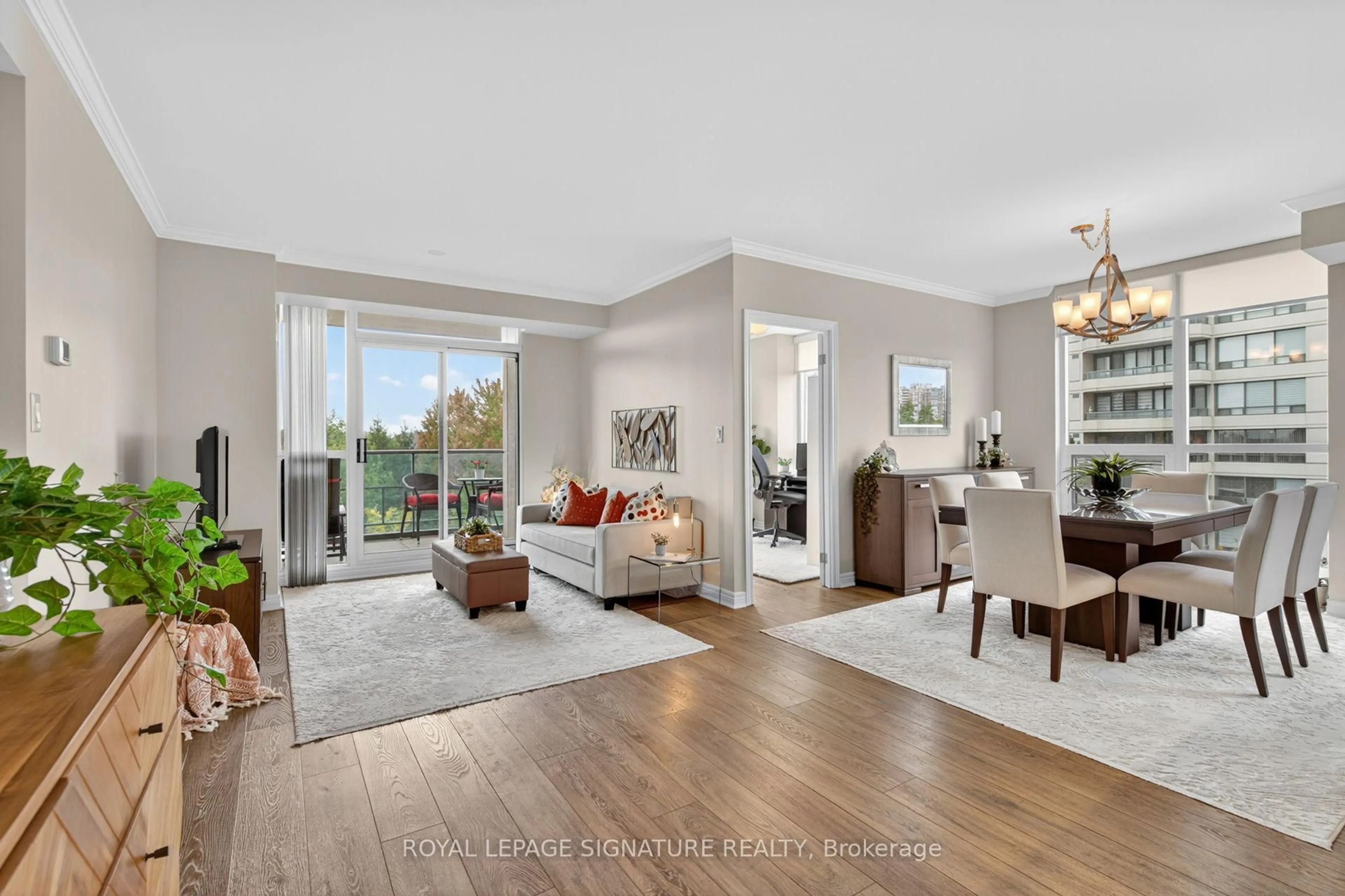 Living room with furniture, unknown for 100 Promenade Circ #406, Vaughan Ontario L4J 7W7