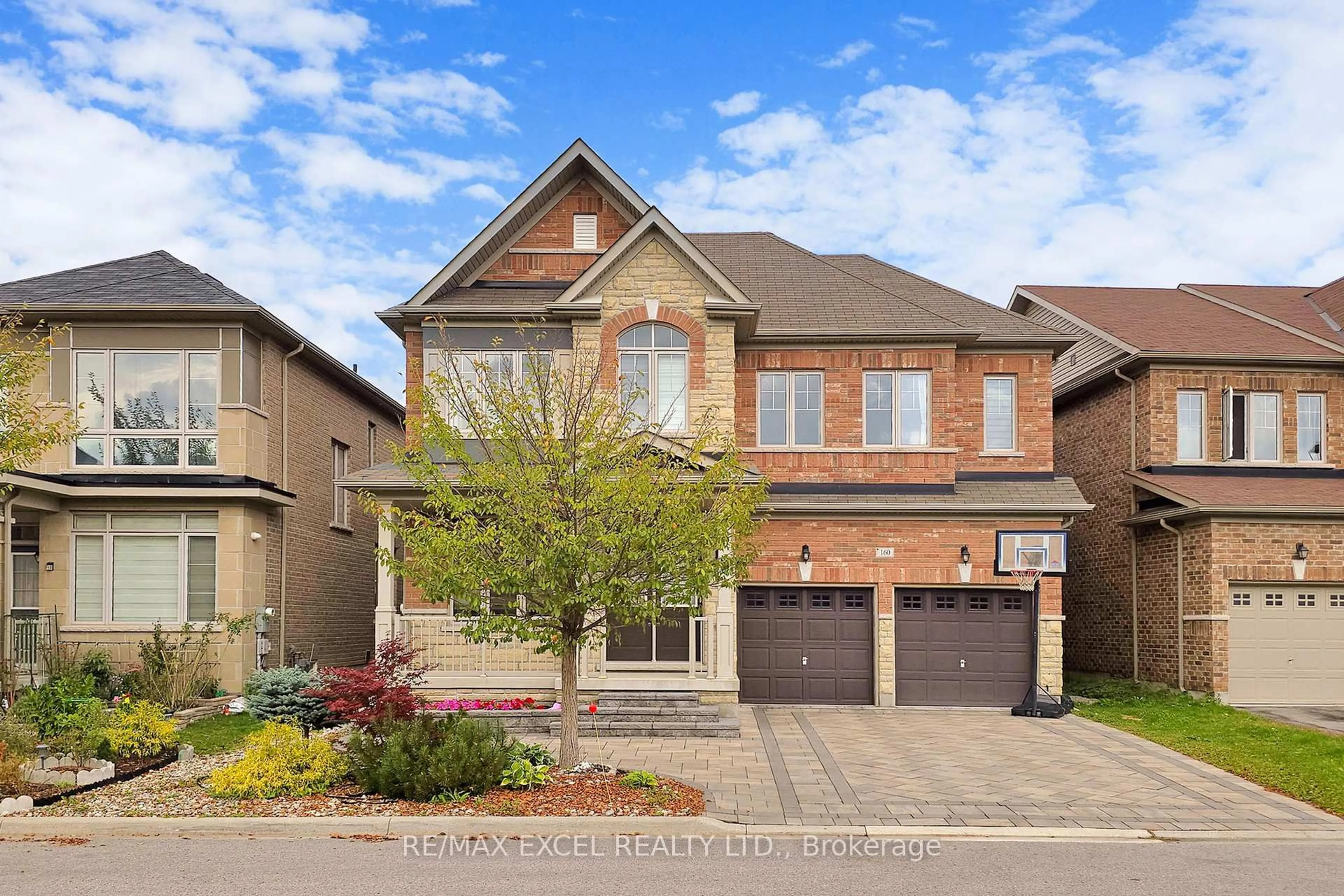 Home with brick exterior material, street for 160 Roy Harper Ave, Aurora Ontario L4G 0V6