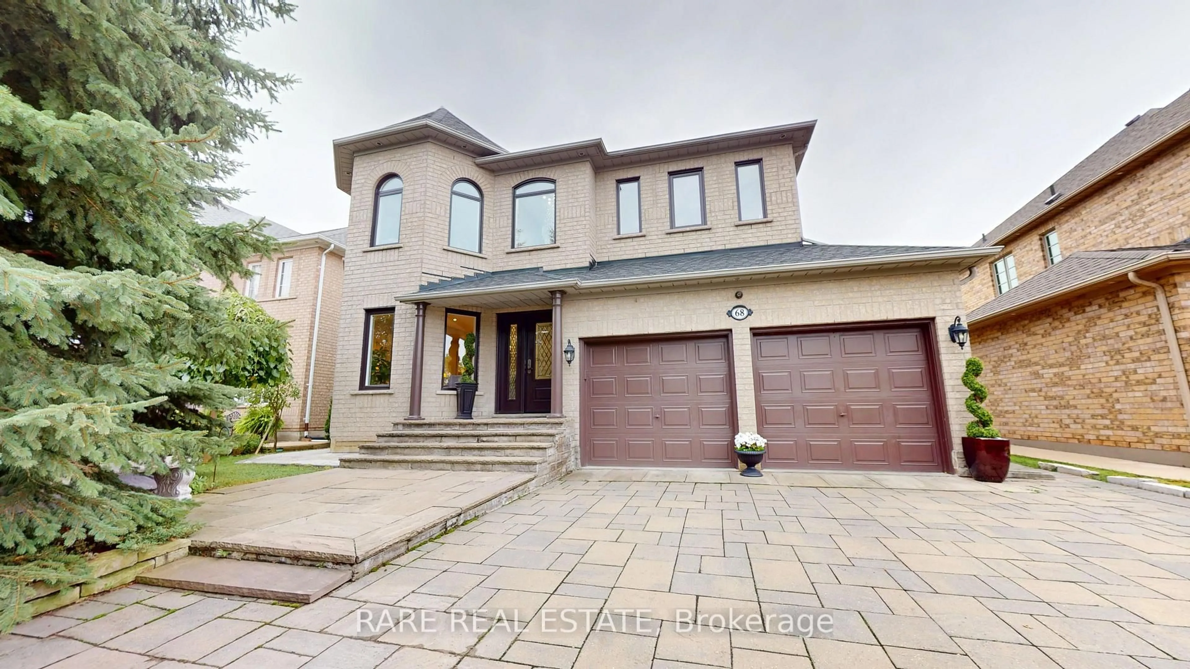 Home with brick exterior material, street for 68 Kirkbride Cres, Vaughan Ontario L6A 2J5