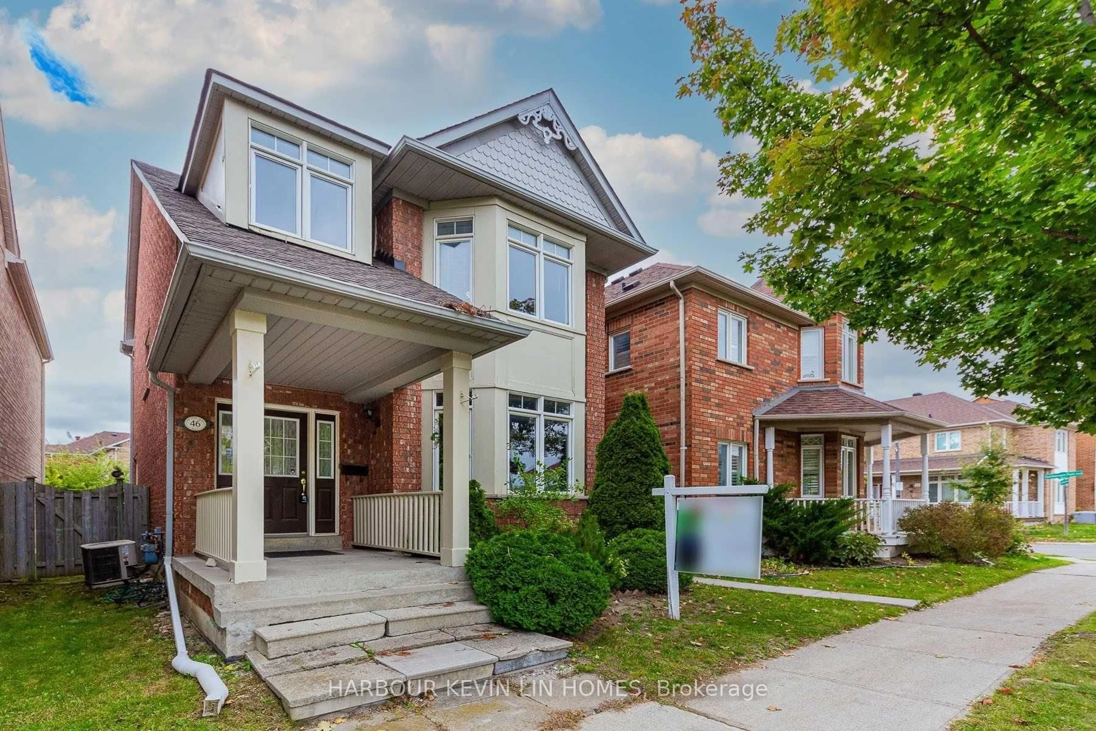 Home with brick exterior material, street for 46 Country Glen Rd, Markham Ontario L6B 1B5