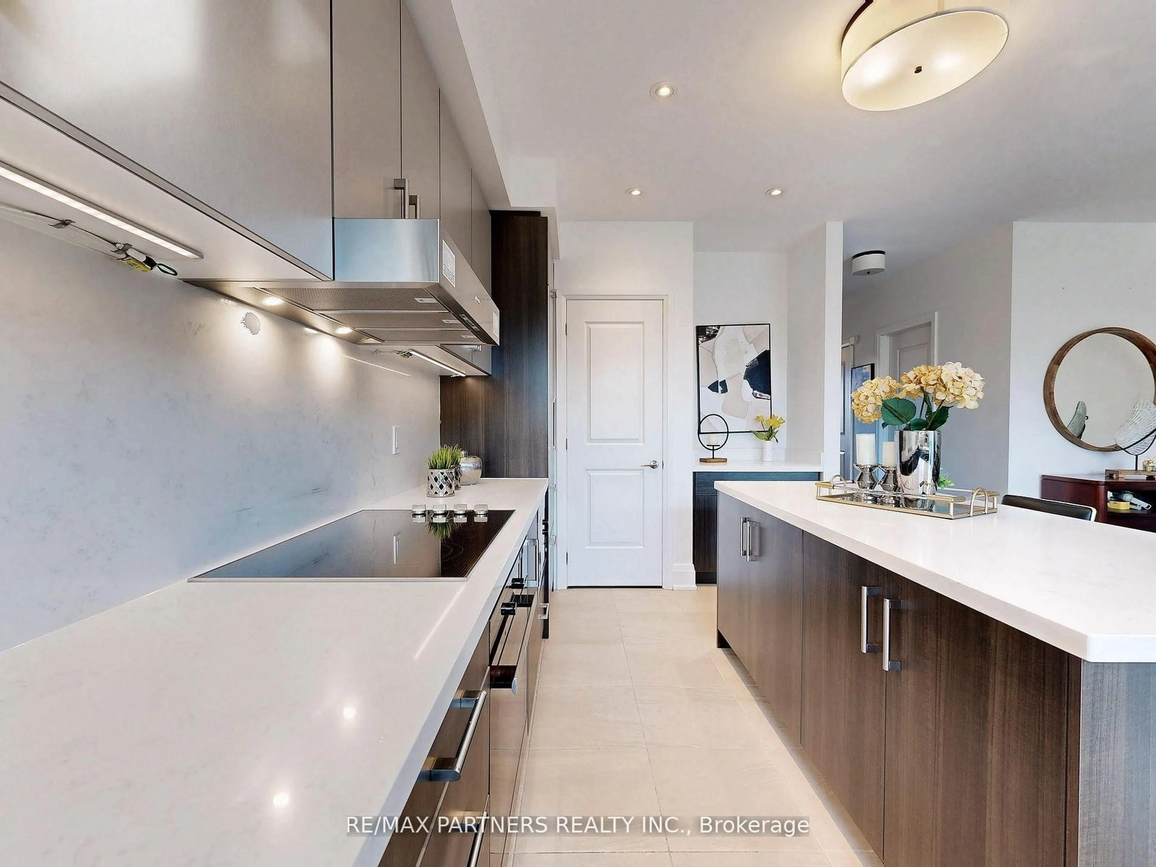 Contemporary kitchen, ceramic/tile floor for 4006 Highway 7, Markham Ontario L3K 5R8