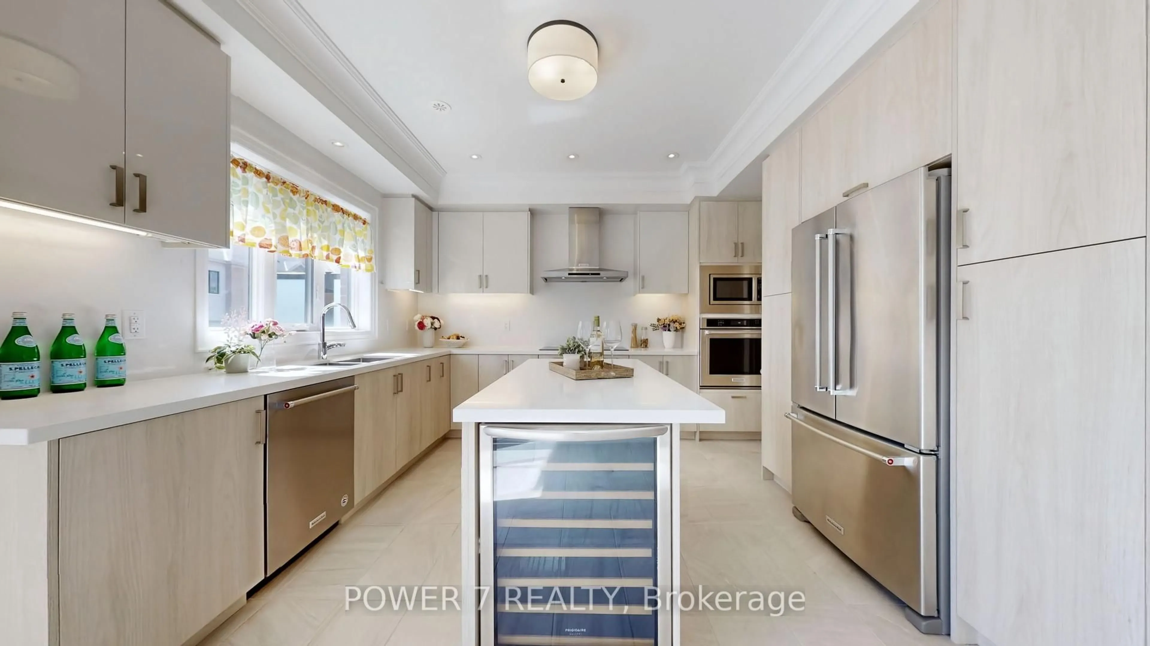 Contemporary kitchen, ceramic/tile floor for 57 Gandhi Lane, Markham Ontario L3T 0G4