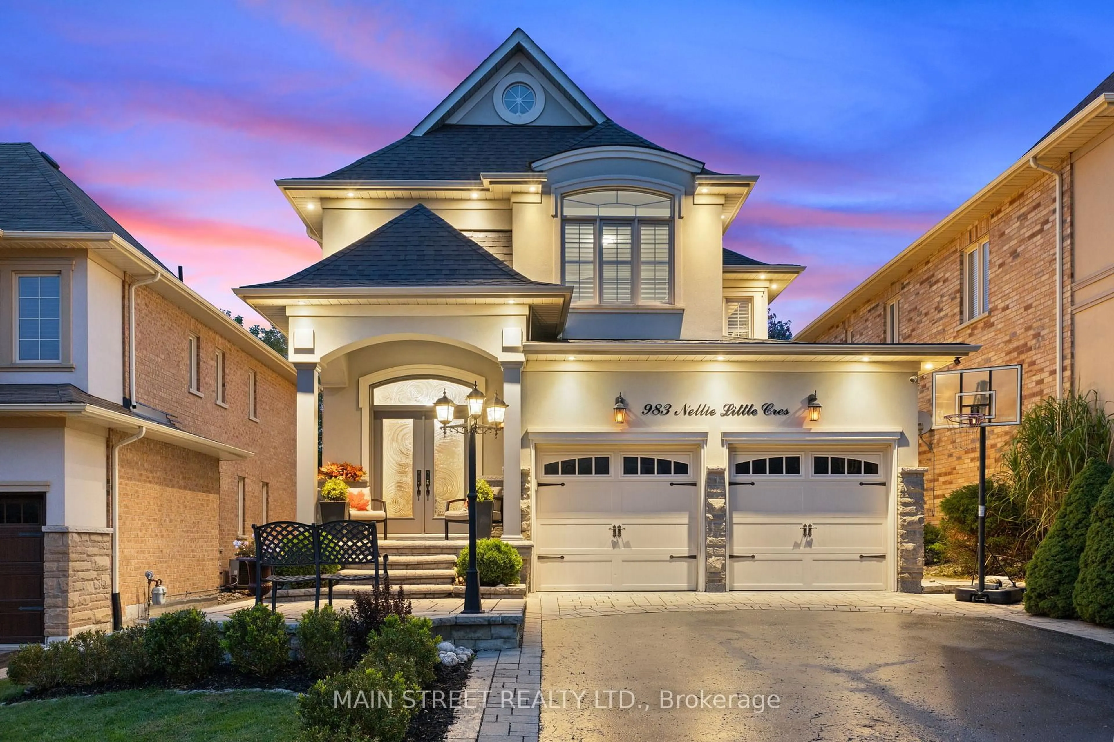 Home with brick exterior material, street for 983 Nellie Little Cres, Newmarket Ontario L3X 3E6