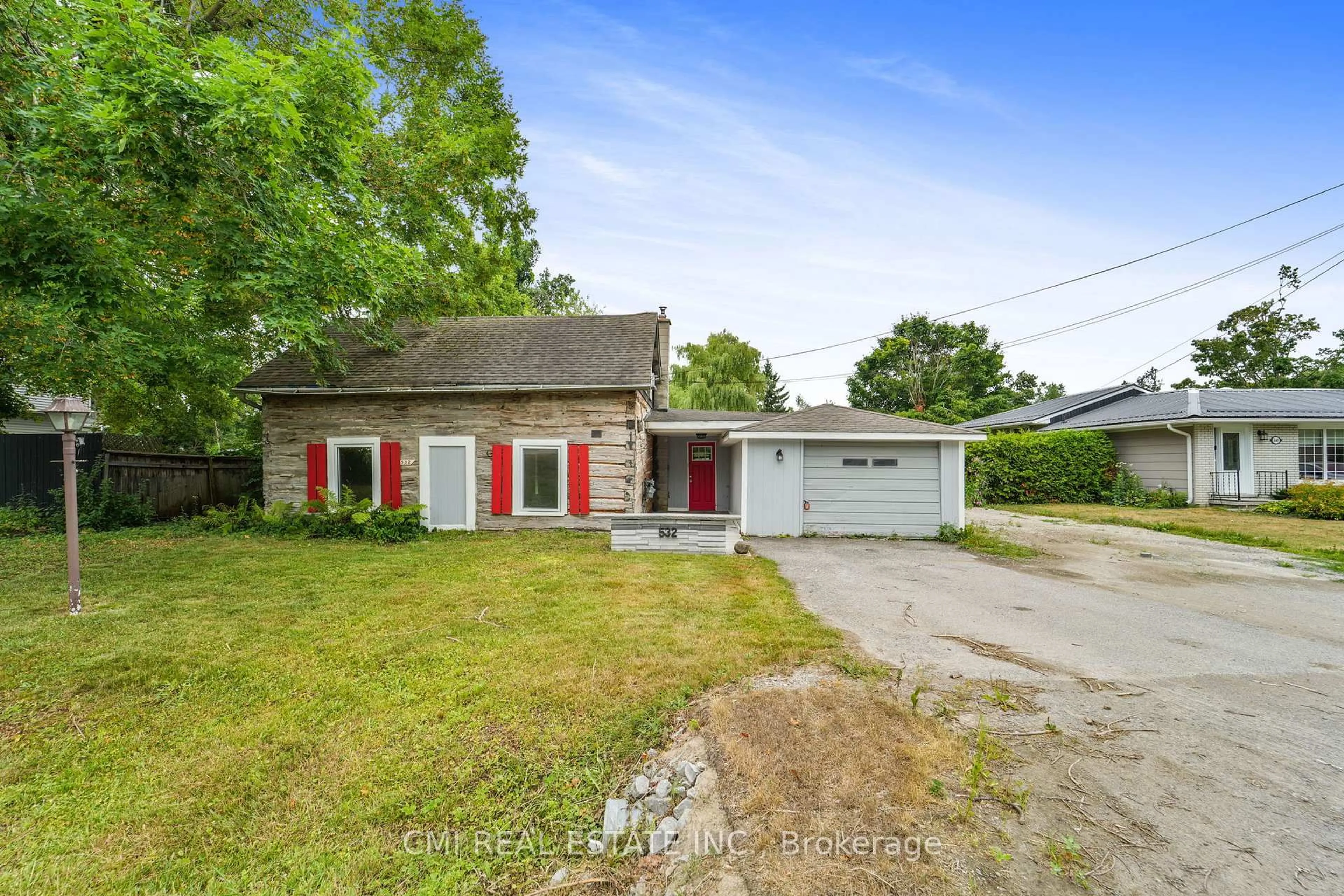 A pic from outside/outdoor area/front of a property/back of a property/a pic from drone, street for 532 James St, Brock Ontario L0K 1A0