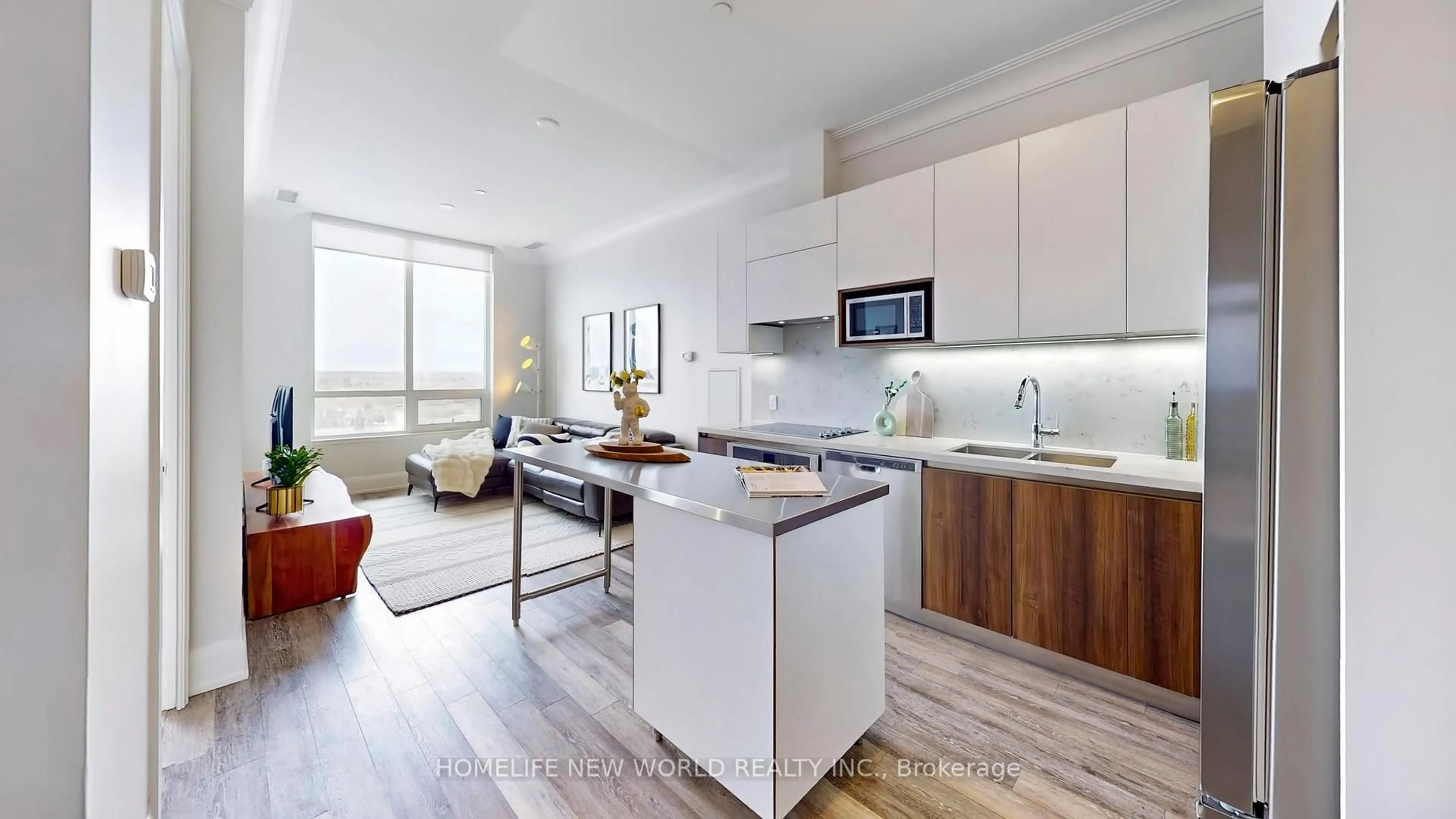 Open concept kitchen, unknown for 25 Water Walk Dr #PH15, Markham Ontario L3P 1N3