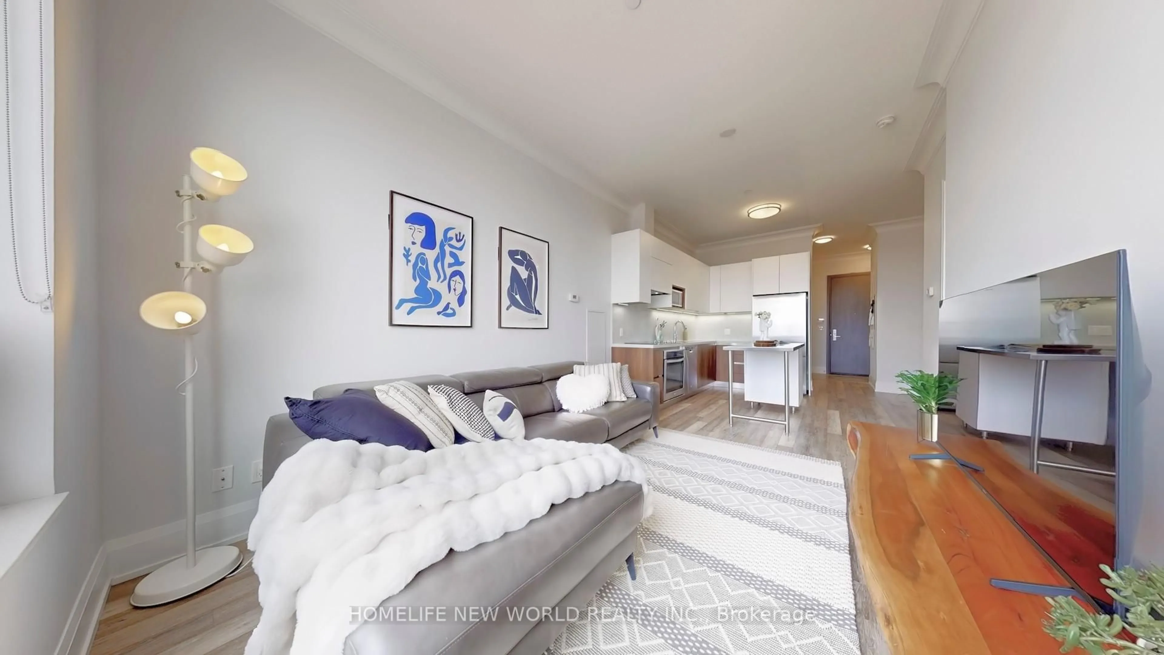 Living room with furniture, unknown for 25 Water Walk Dr #PH15, Markham Ontario L3P 1N3