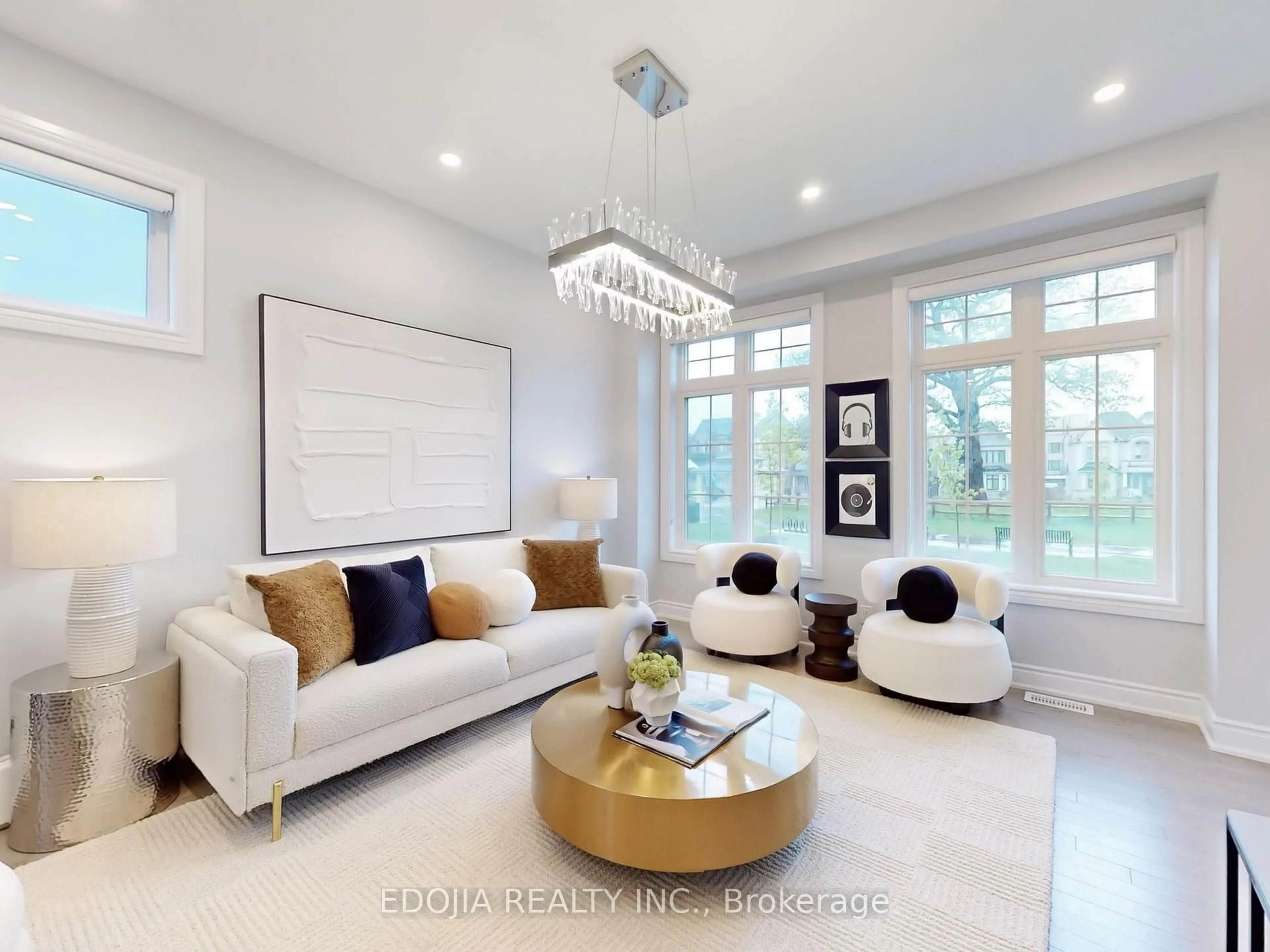 Living room with furniture, unknown for 10 Pevensey Lane, Markham Ontario L6C 3J2