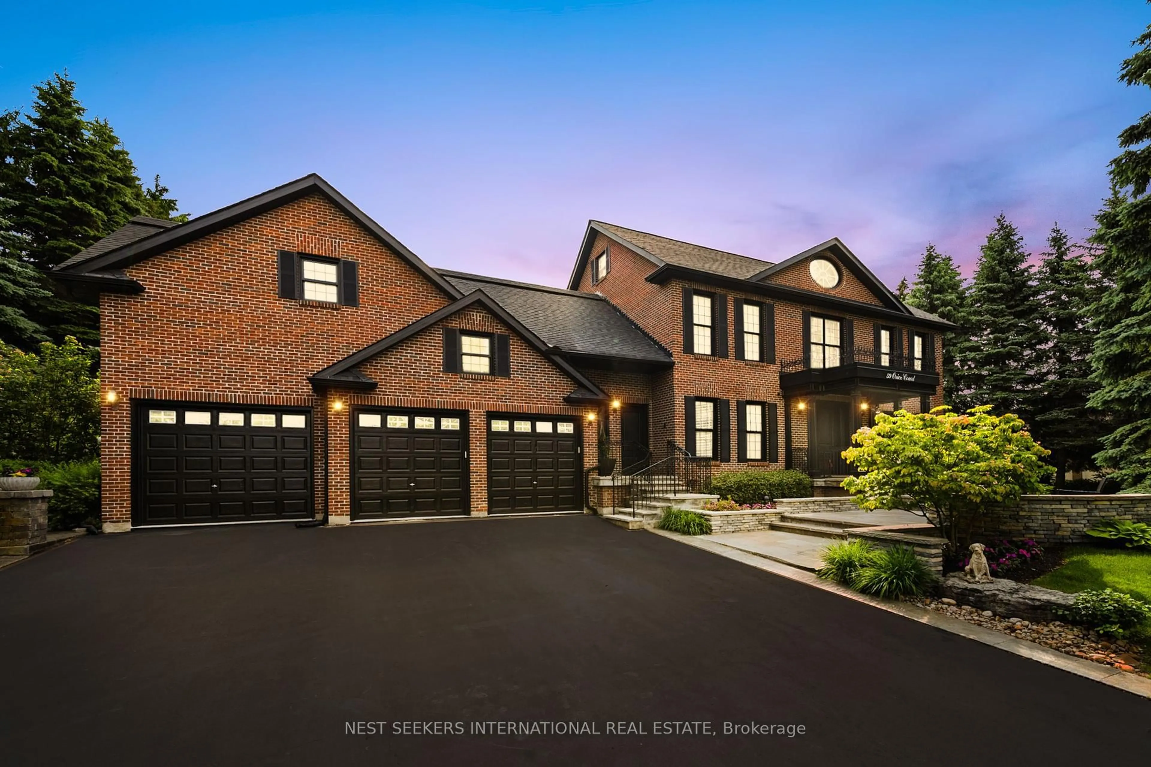 Home with brick exterior material, street for 59 Orico Crt, Vaughan Ontario L0J 1C0