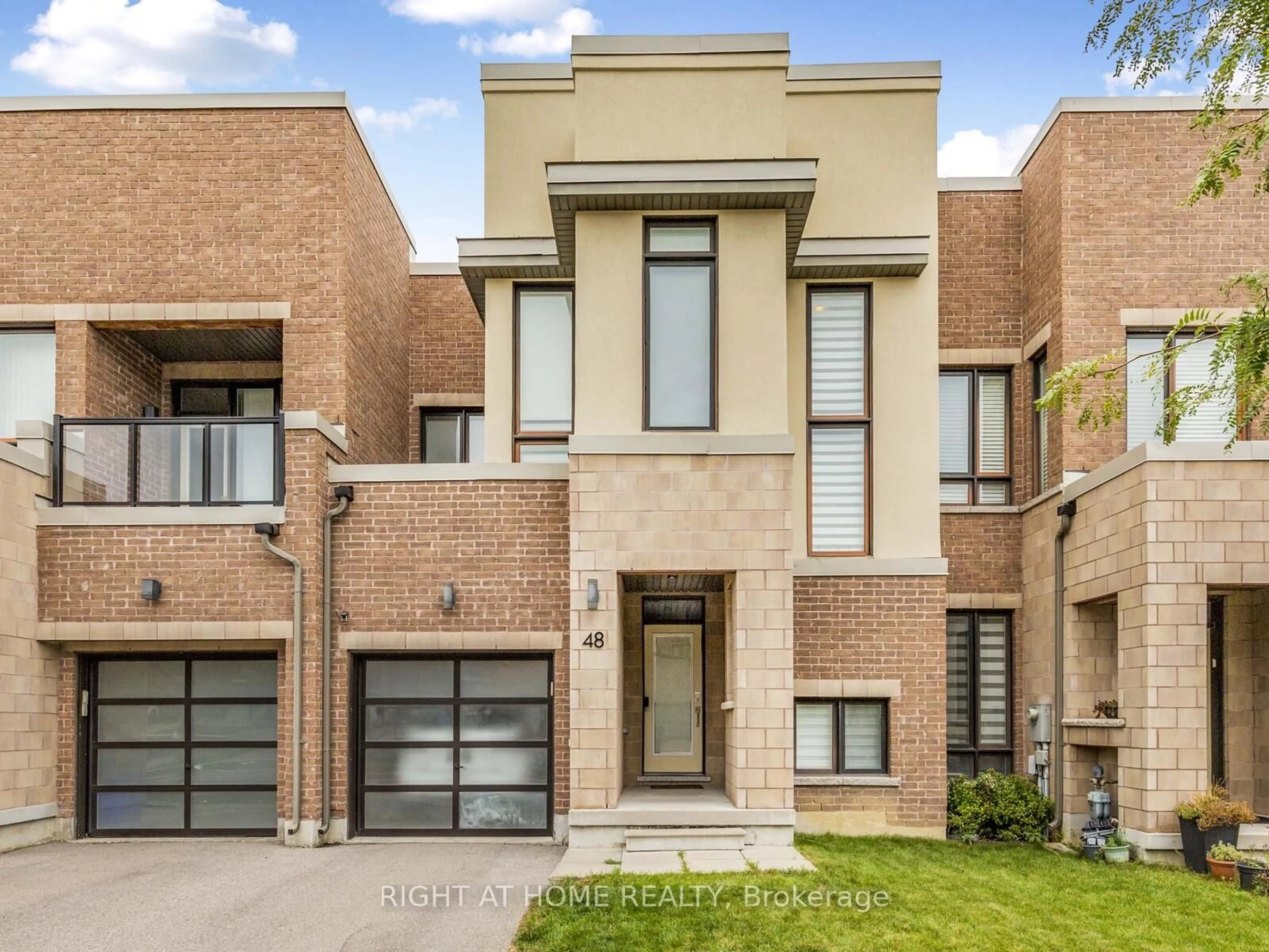 Home with brick exterior material, street for 48 Anchusa Dr, Richmond Hill Ontario L4E 1C6