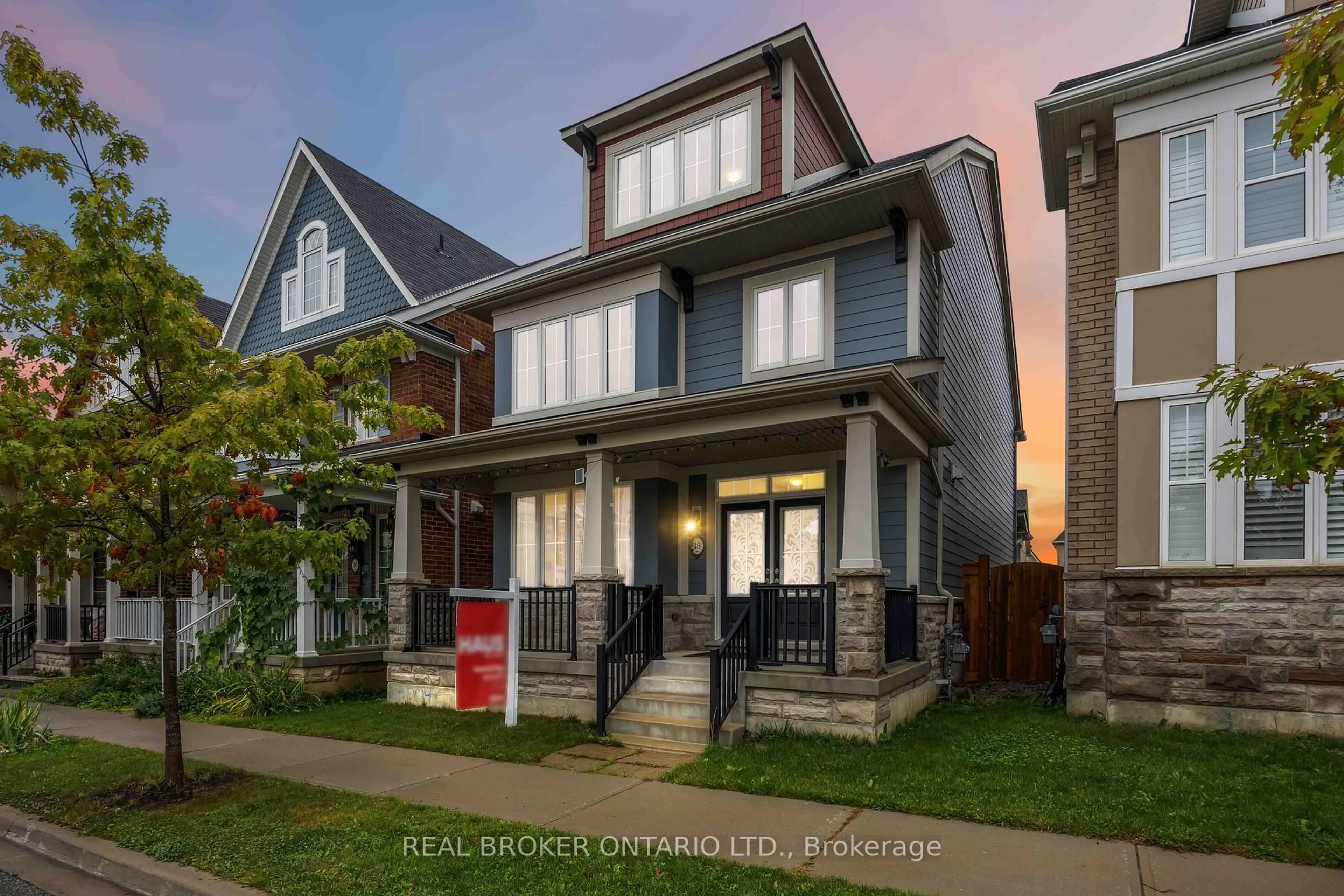 Home with brick exterior material, street for 18 Lawrence Pilkington Ave, Markham Ontario L6B 1C9