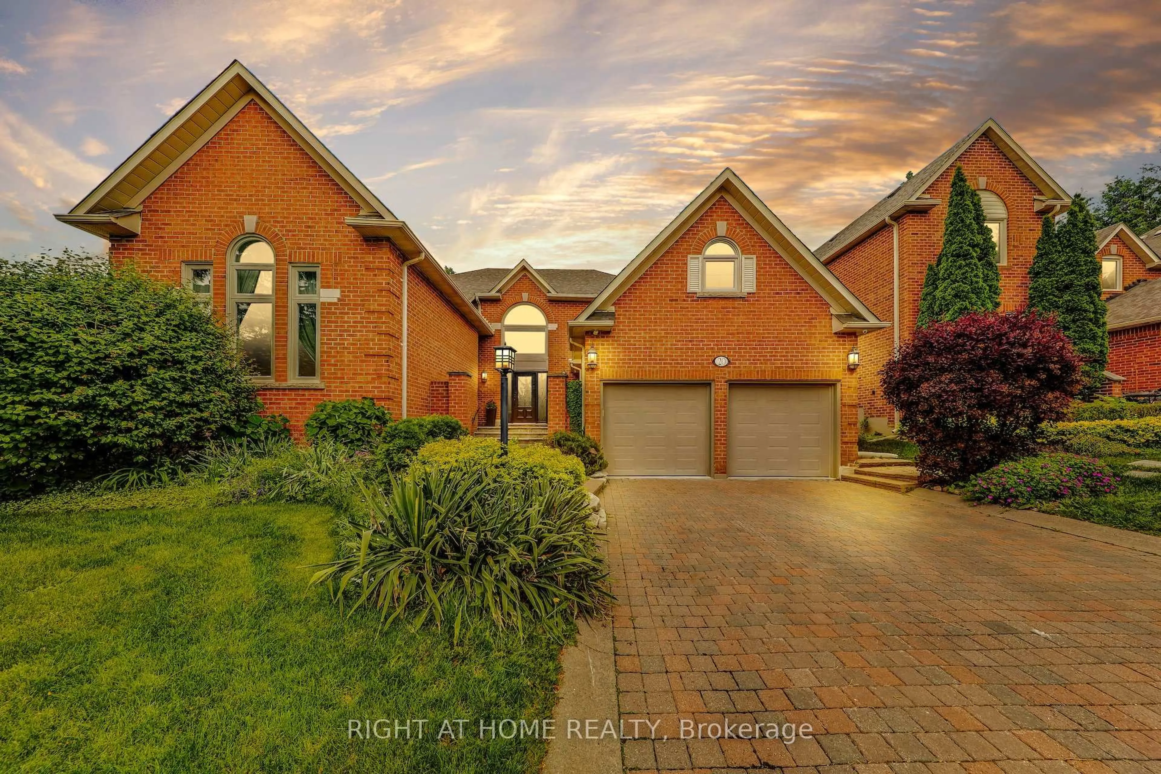 Home with brick exterior material, street for 20 Woburn Dr, Vaughan Ontario L4L 7H8