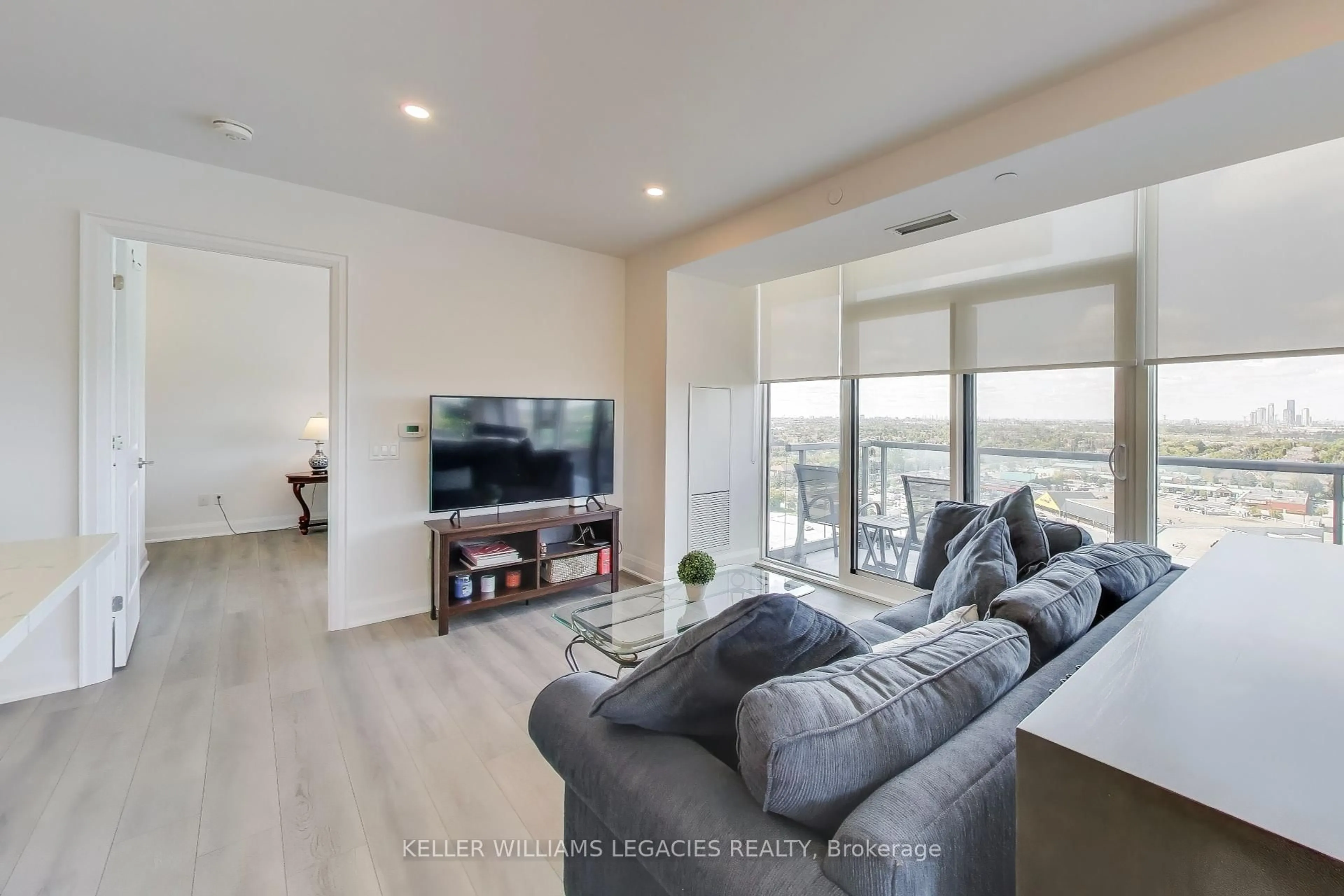 Living room with furniture, unknown for 10 Gatineau Dr #1405, Vaughan Ontario L4J 0L2
