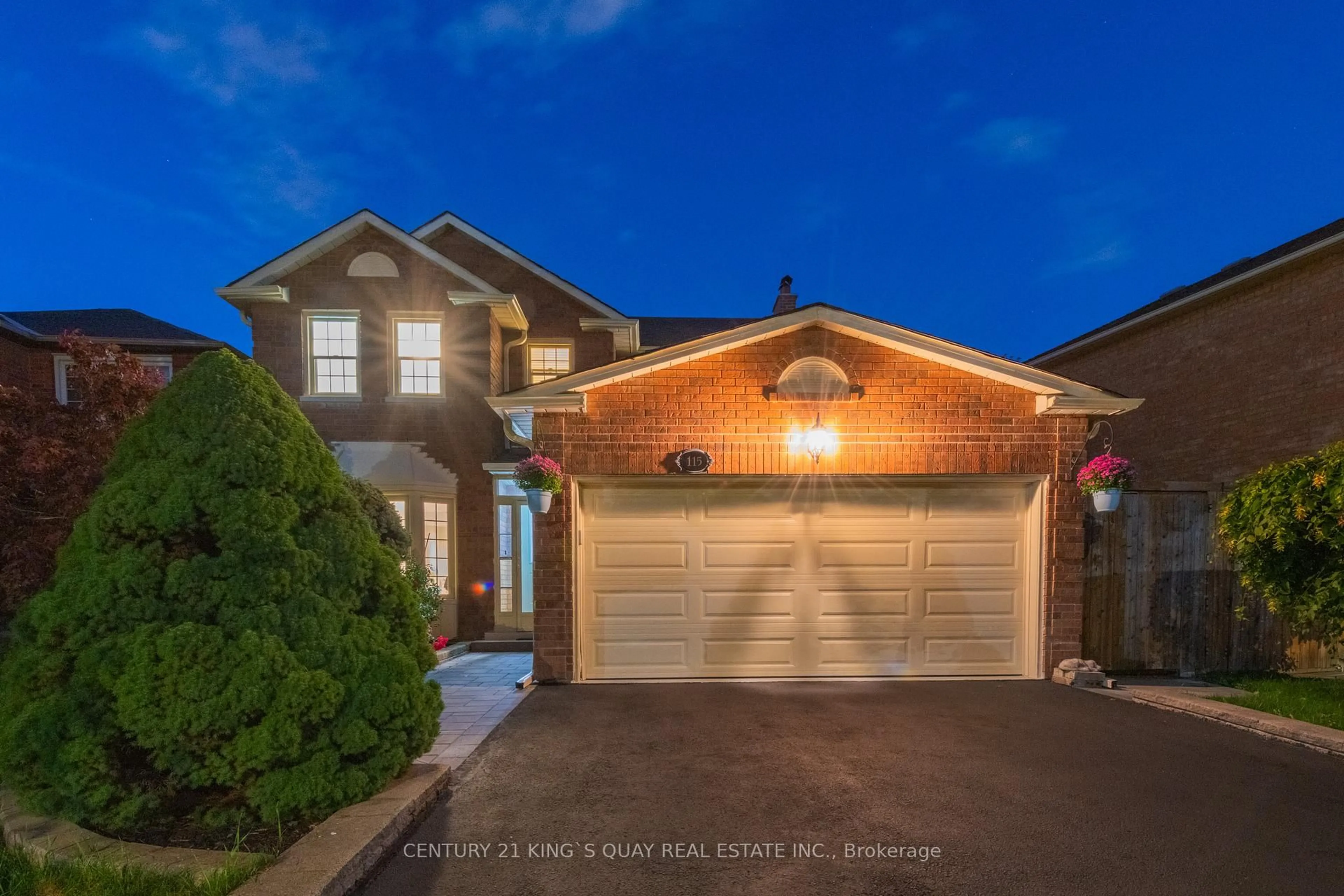 Home with brick exterior material, street for 115 Valleymede Dr, Richmond Hill Ontario L4B 1T6